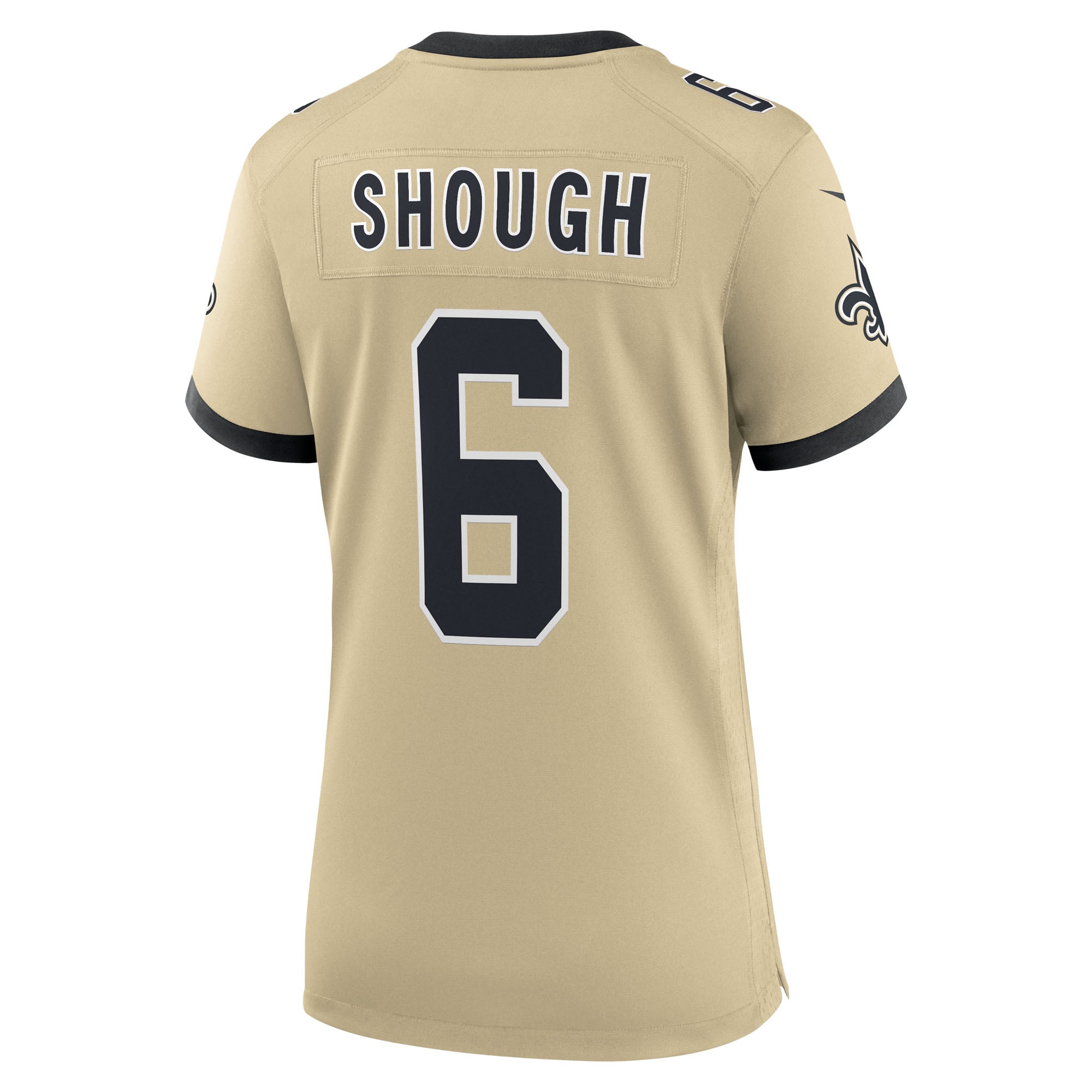Tyler Shough New Orleans Saints Player Jersey Gold NFL Football Fan Wear