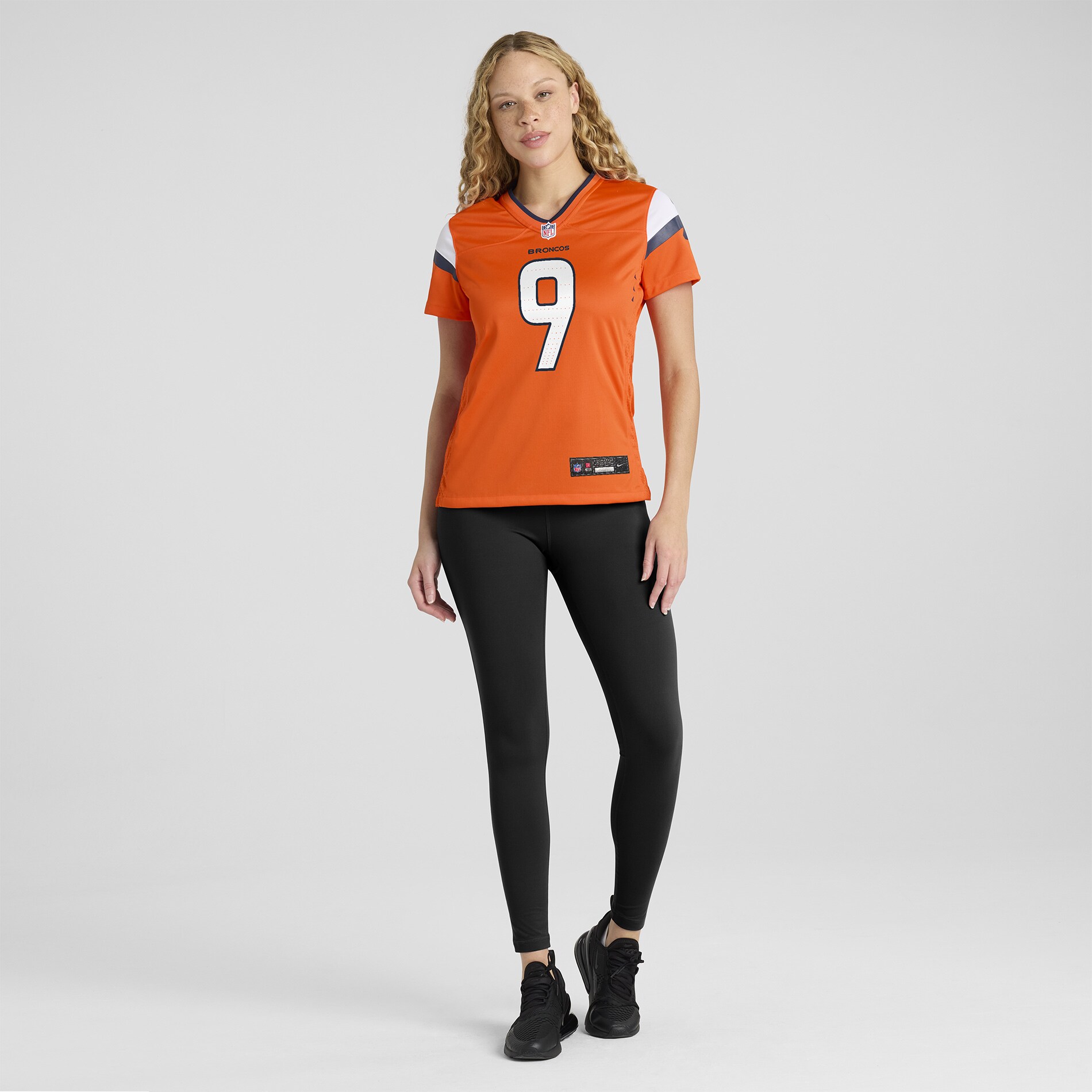 Talanoa Hufanga Denver Broncos Game Jersey Orange NFL Football Fan Wear