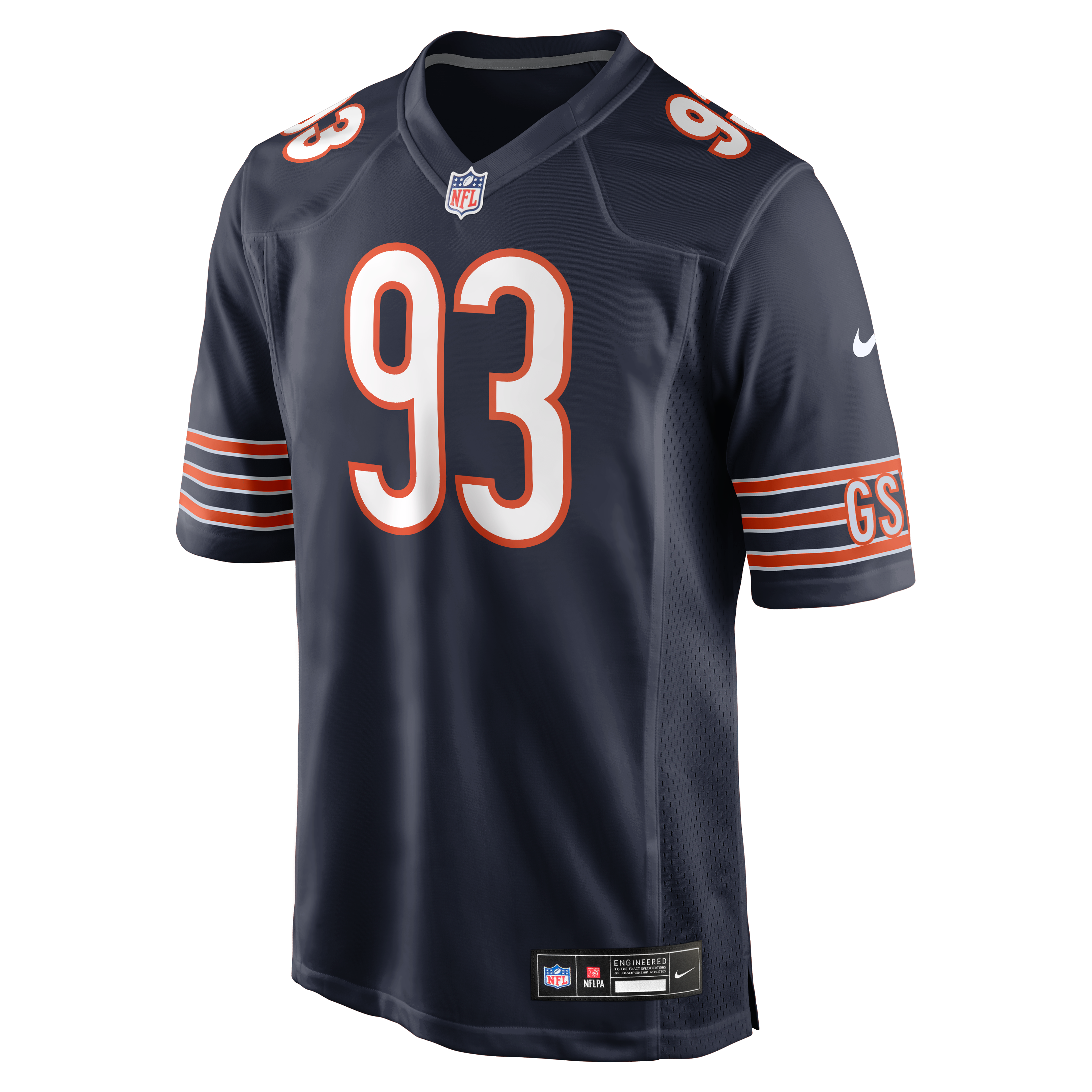 Kentavius Street Chicago Bears Game Jersey Navy NFL Football Fan Wear