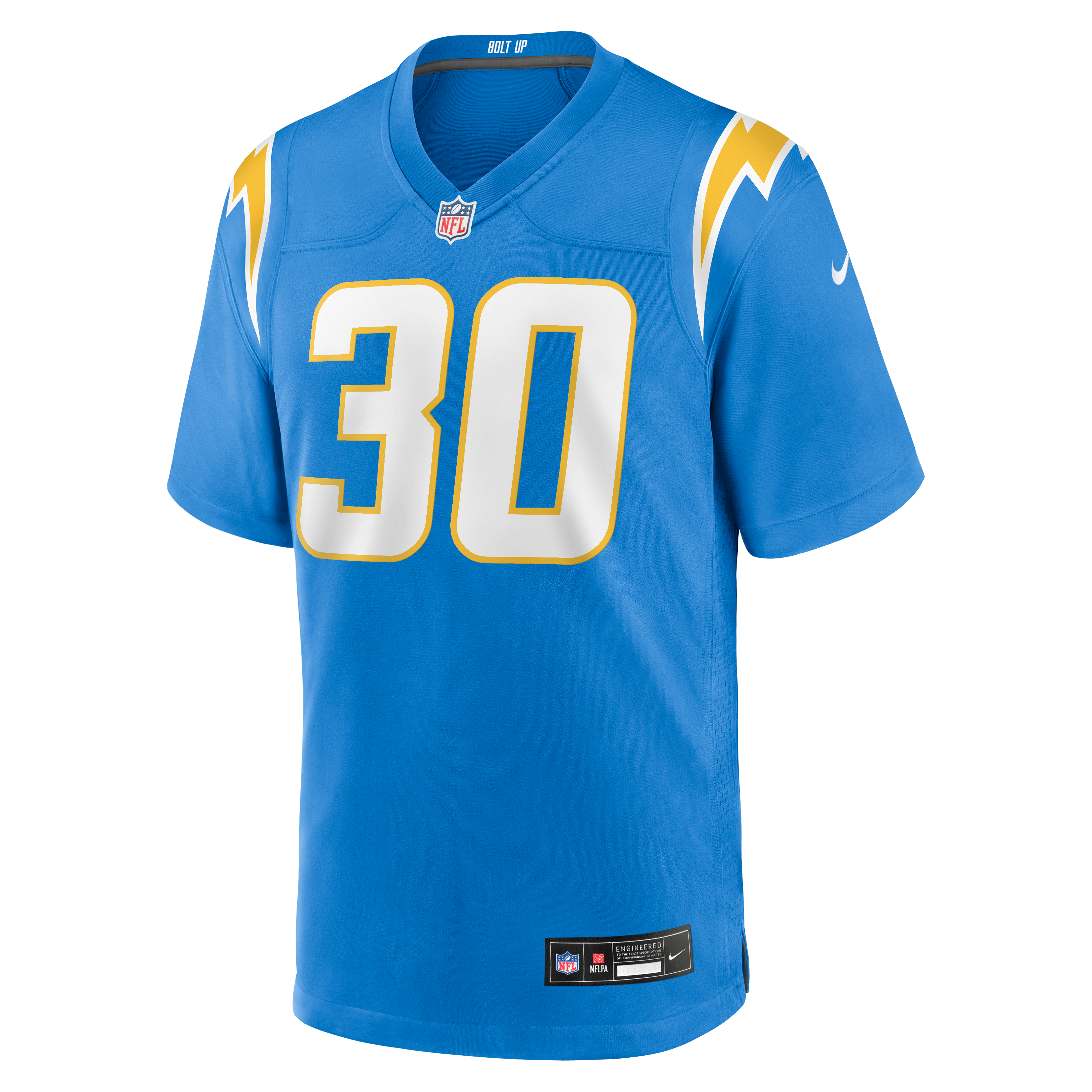 Alec Ingold Los Angeles Chargers Game Jersey Powder Blue NFL Football Fan Wear