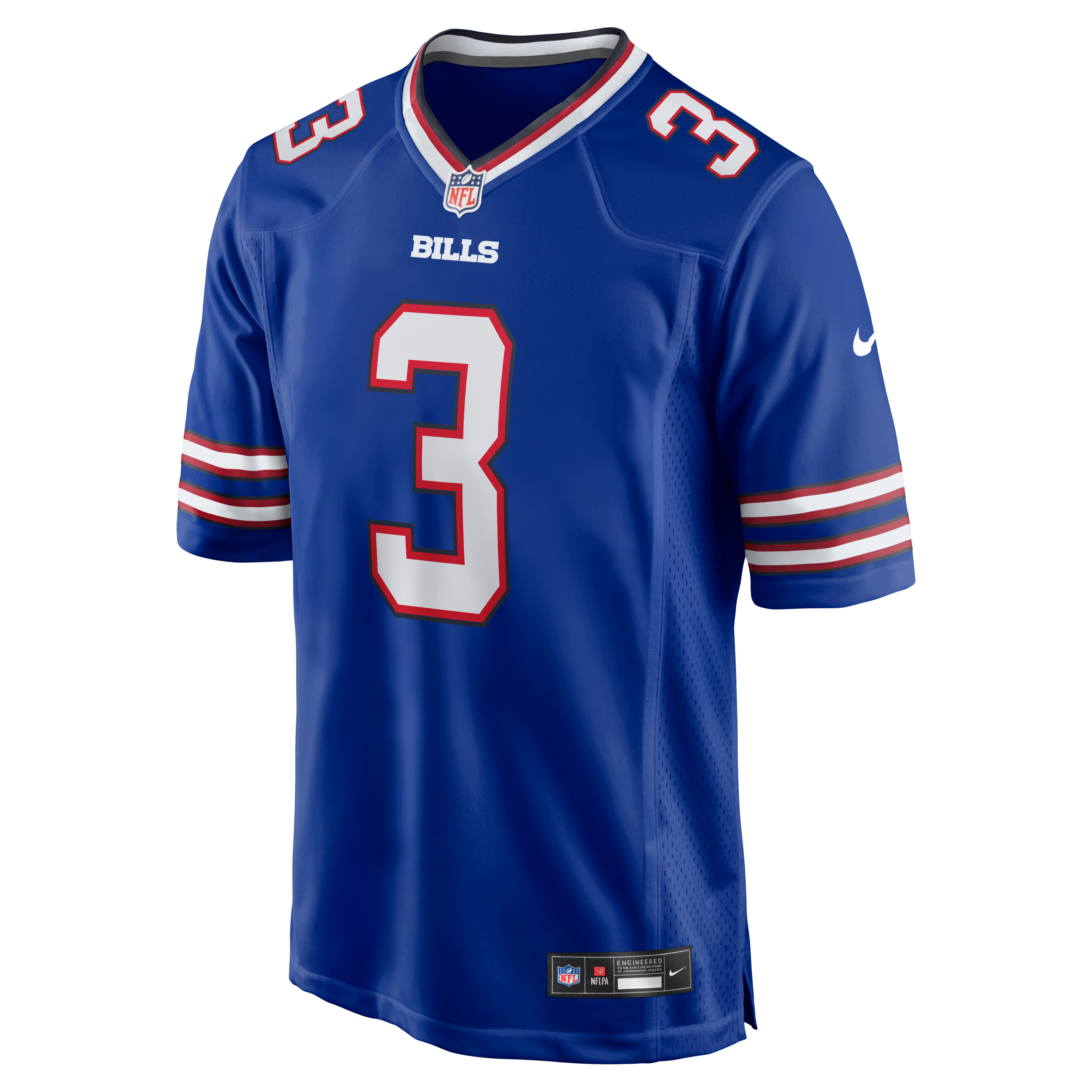 Damar Hamlin Buffalo Bills Game Jersey Royal NFL Football Fan Wear Damar Hamlin
