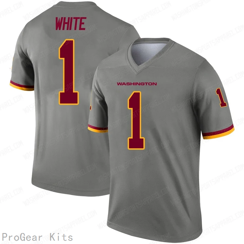 Rachaad Inverted Washington Commanders Legend Jersey No.1 White NFL Football Fan Wear