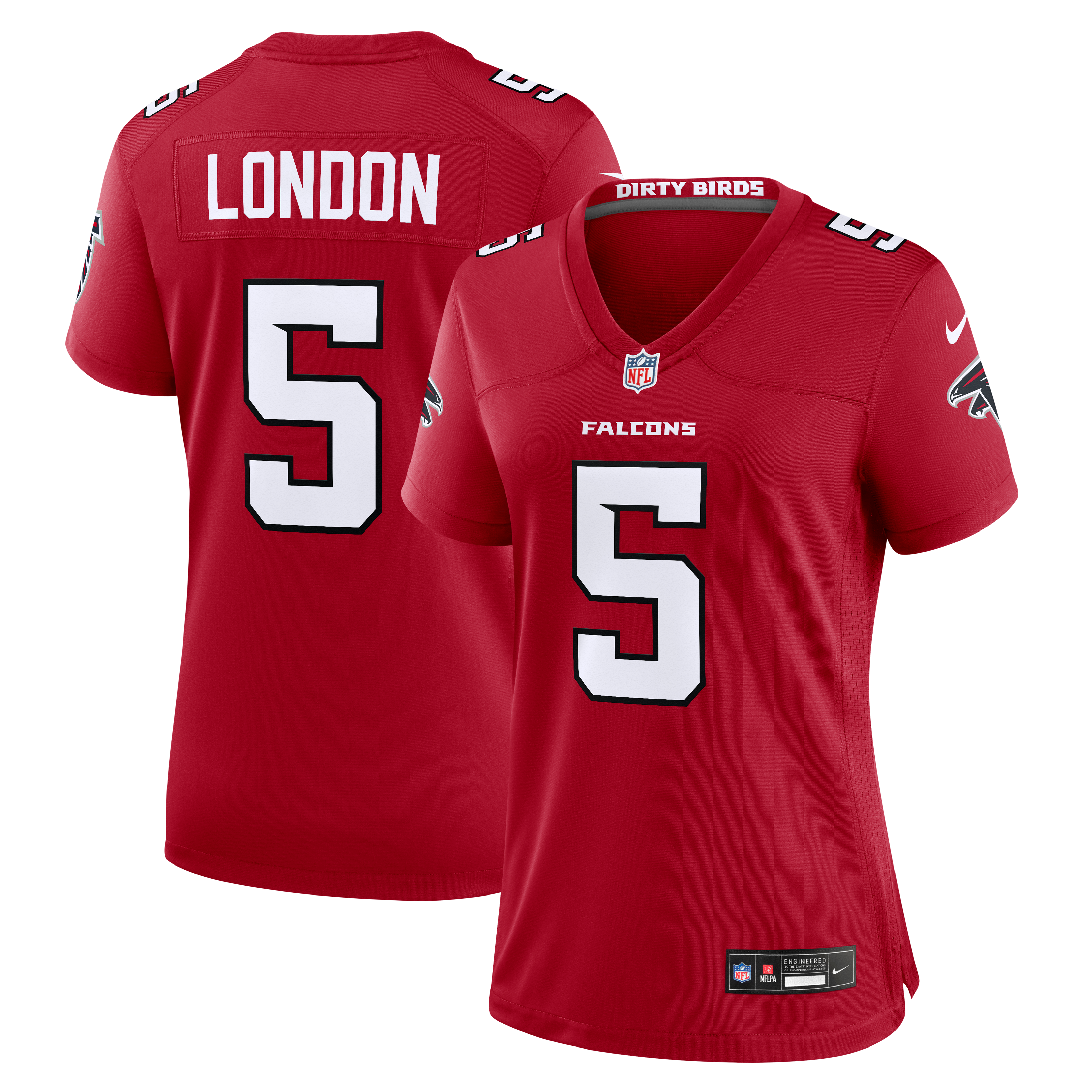 Drake London Atlanta Falcons Away Jersey White NFL Football Fan Wear