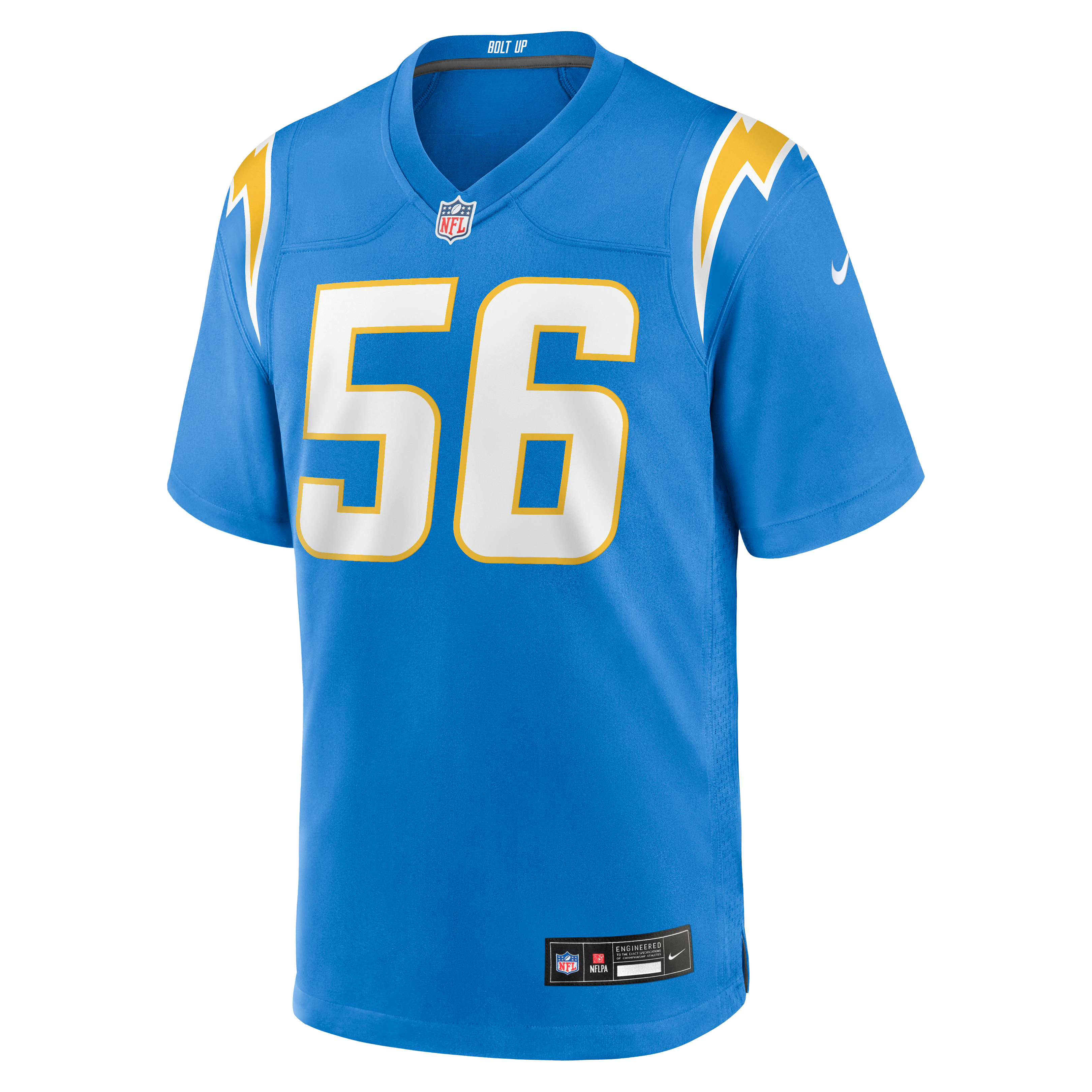 Shawne Merriman Retired Los Angeles Chargers Player Jersey Powder Blue NFL Football Fan Wear Shawne Merriman Retired