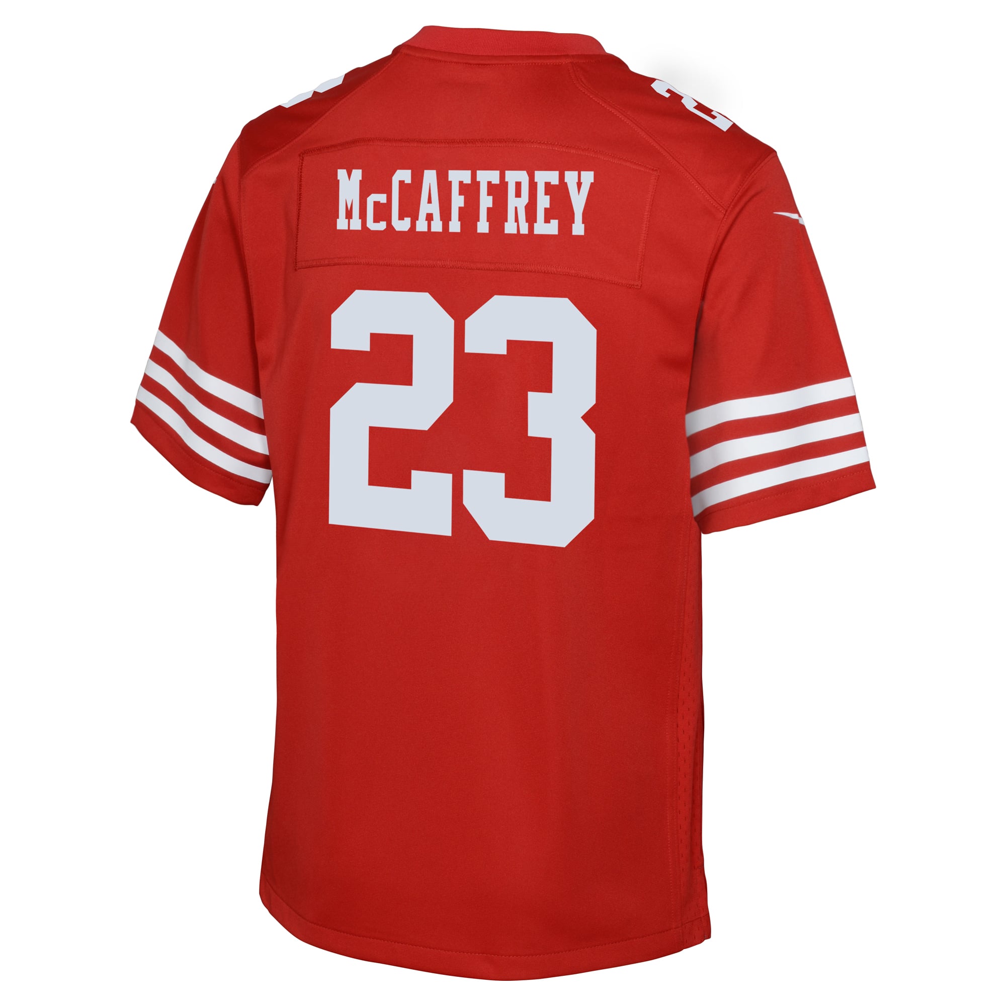 Christian McCaffrey San Francisco 49ers Game Jersey Scarlet NFL Football Fan Wear