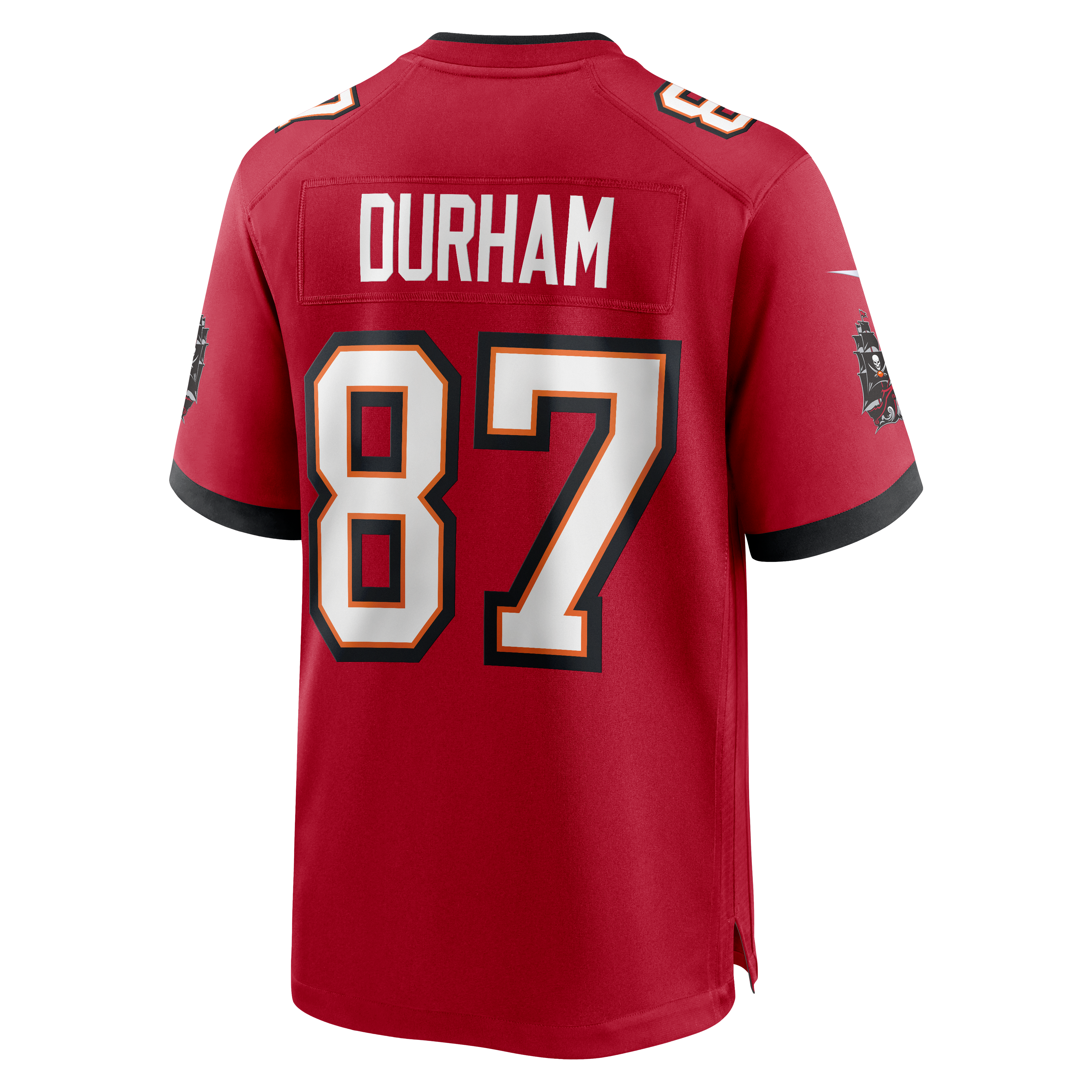 Payne Durham Tampa Bay Buccaneers Game Jersey Red NFL Football Fan Wear