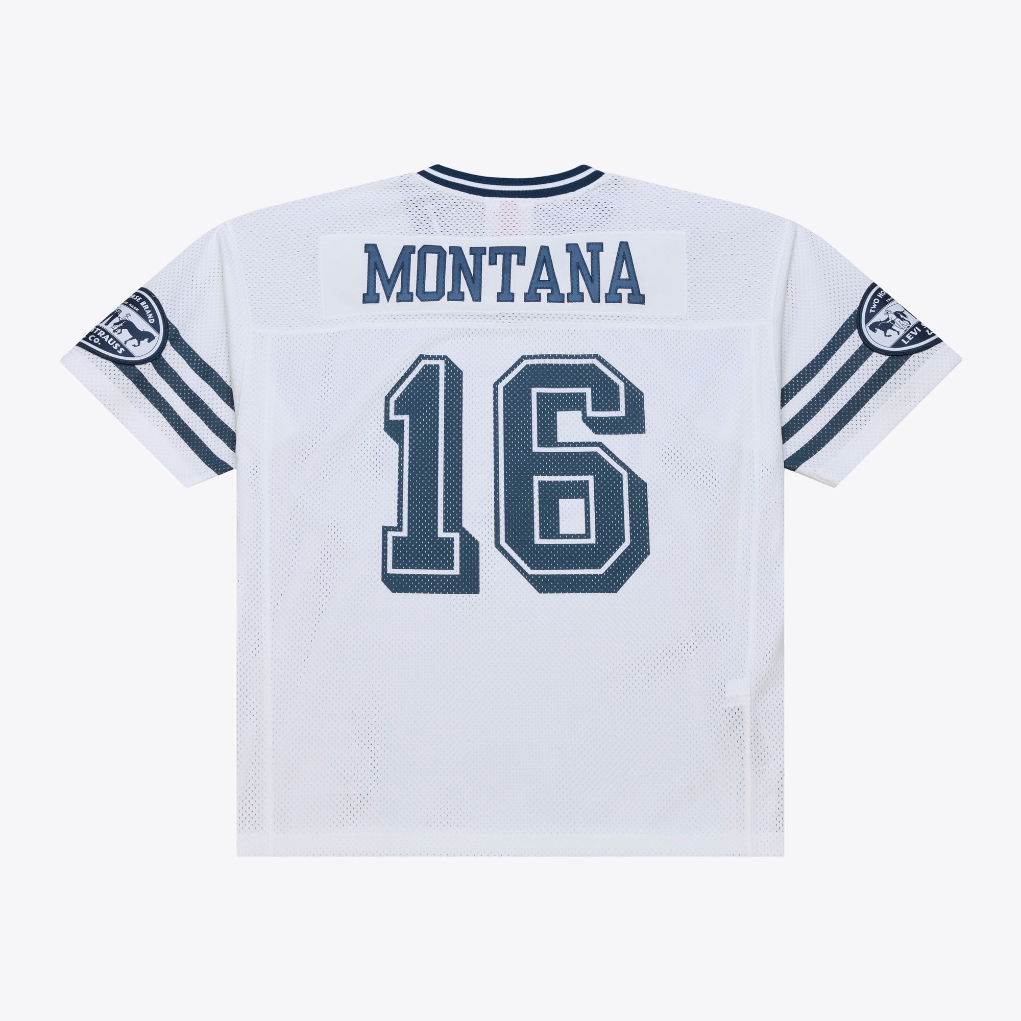 Joe Montana Mitchell San Francisco 49ers Legacy Jersey White NFL Football Fan Wear