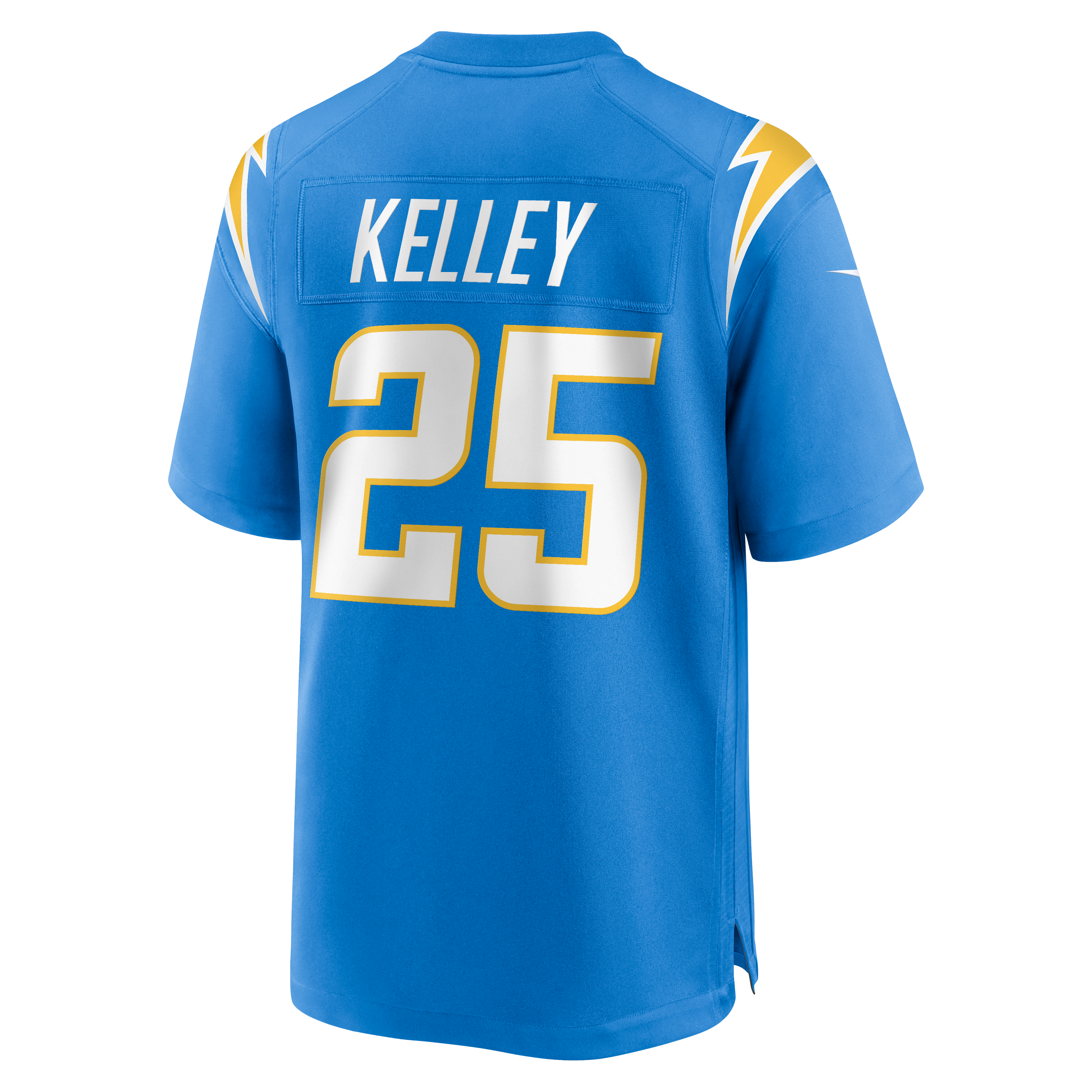Joshua Kelley Los Angeles Chargers Game Jersey Powder Blue NFL Football Fan Wear