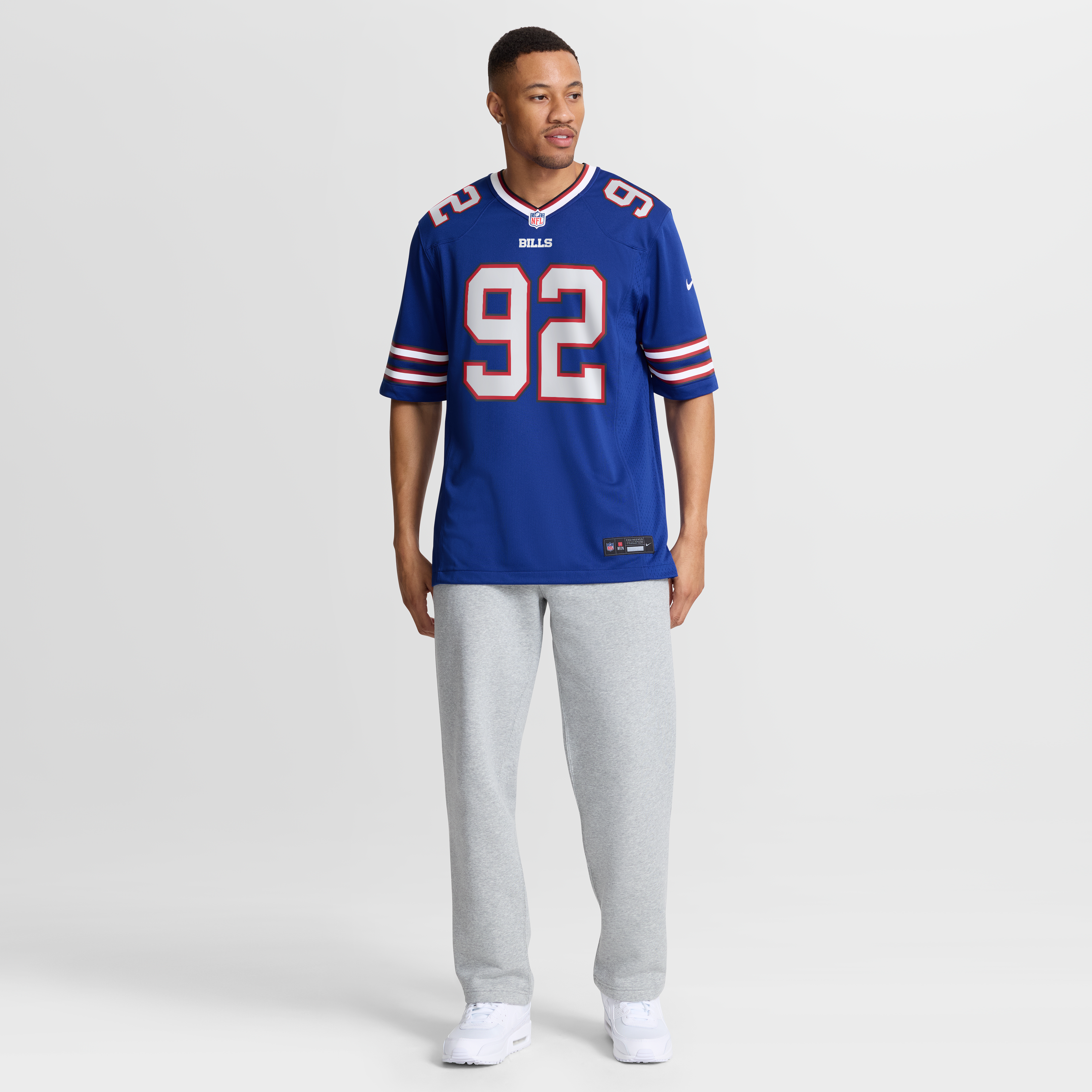 Zane Durant Buffalo Bills Game Jersey Royal NFL Football Fan Wear Zane Durant