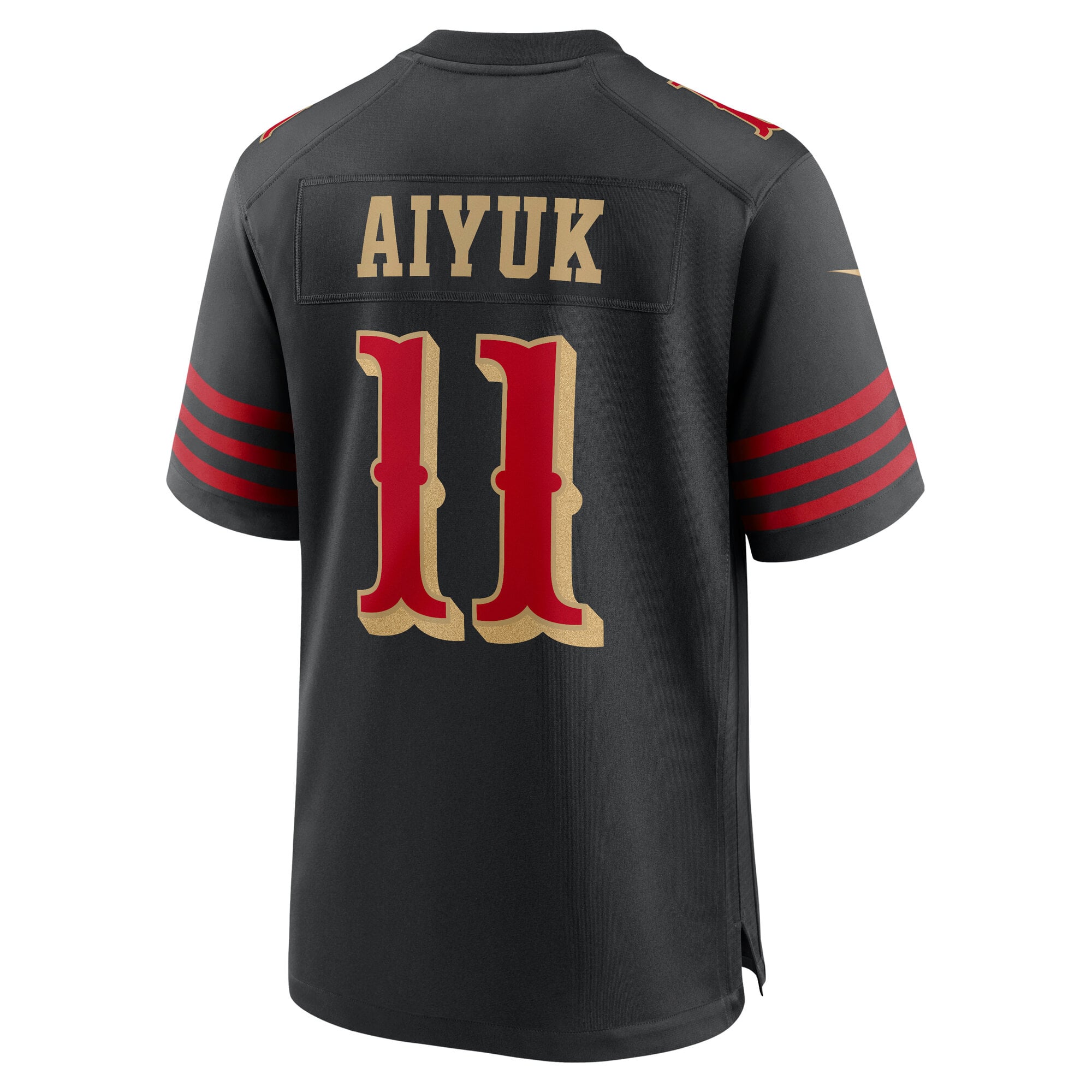 Brandon Aiyuk San Francisco 49ers Game Jersey Black NFL Football Fan Wear Brandon Aiyuk