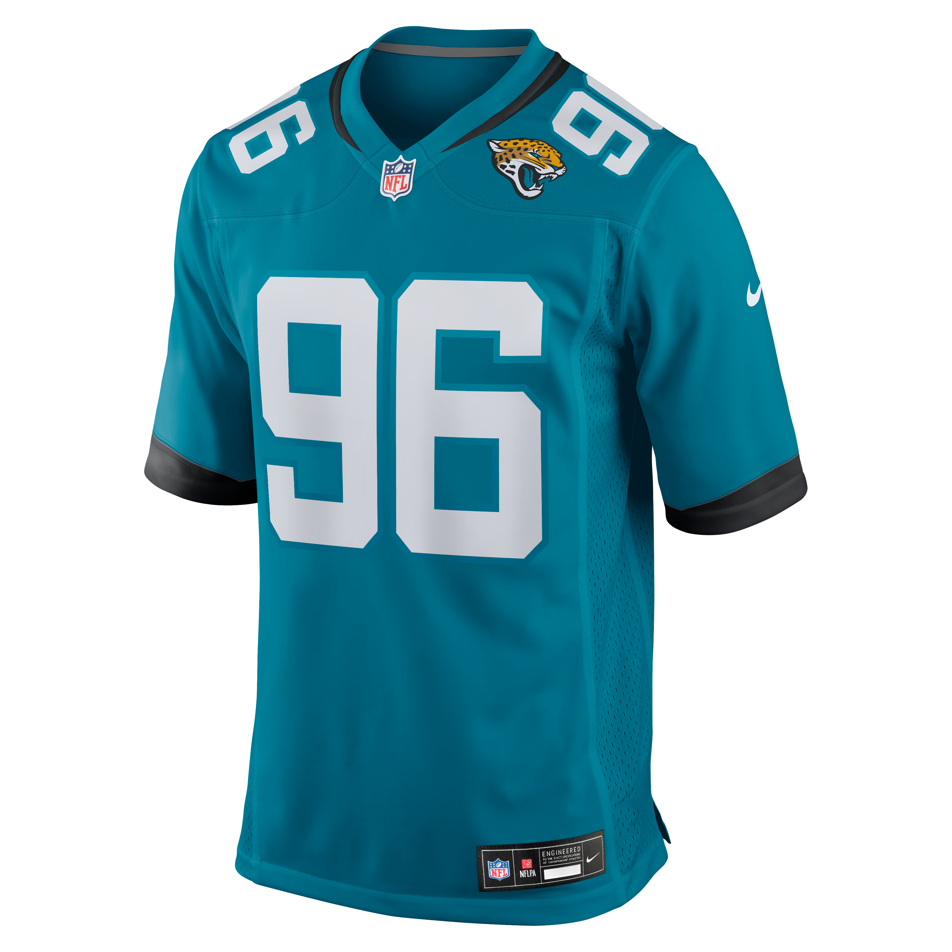Adam Gotsis Jacksonville Jaguars Game Jersey Teal NFL Football Fan Wear