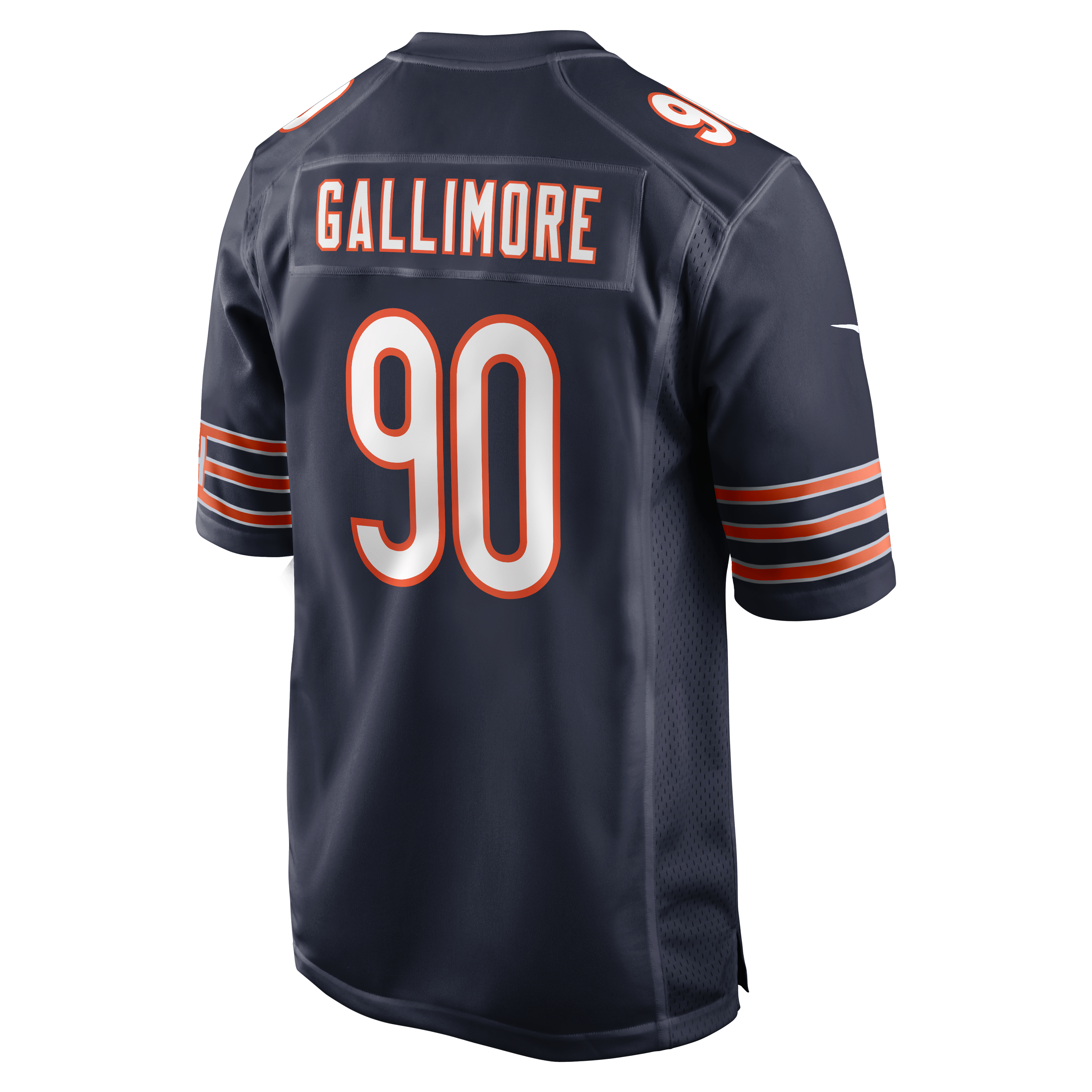 Neville Gallimore Chicago Bears Game Jersey Navy NFL Football Fan Wear Neville Gallimore