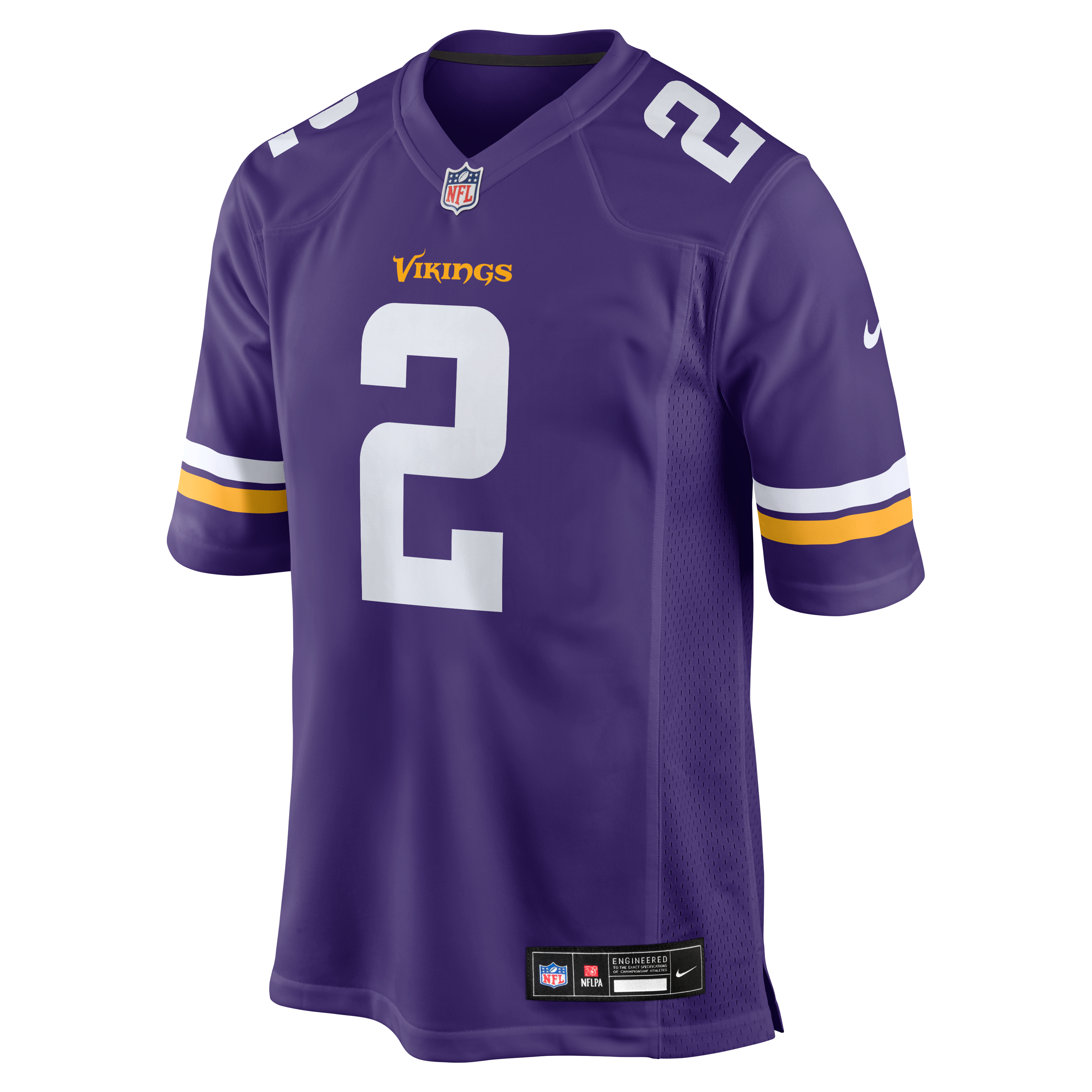 Stephon Gilmore Minnesota Vikings Game Jersey Purple NFL Football Fan Wear