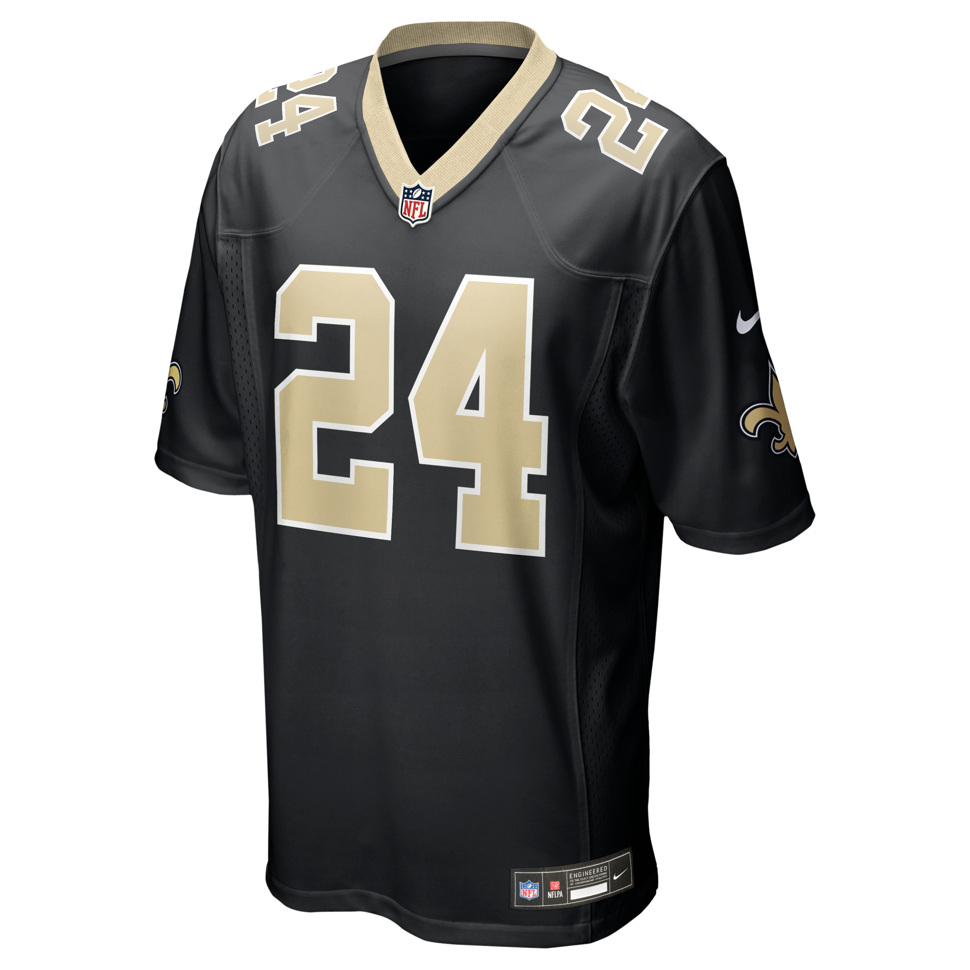 Devin Neal New Orleans Saints Game Jersey Black NFL Football Fan Wear Devin Neal
