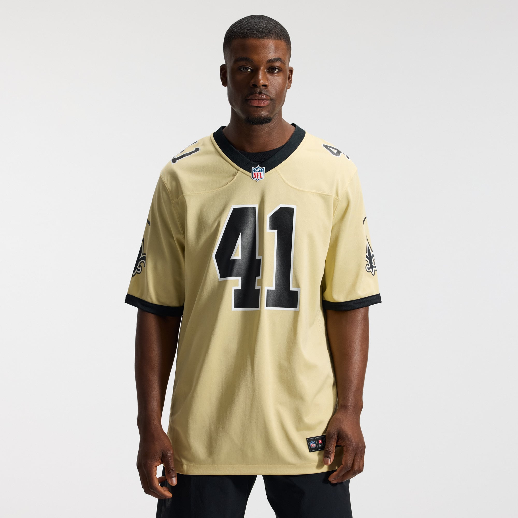 Golds Alvin Kamara New Orleans Saints Alternate Jersey Gold NFL Football Fan Wear
