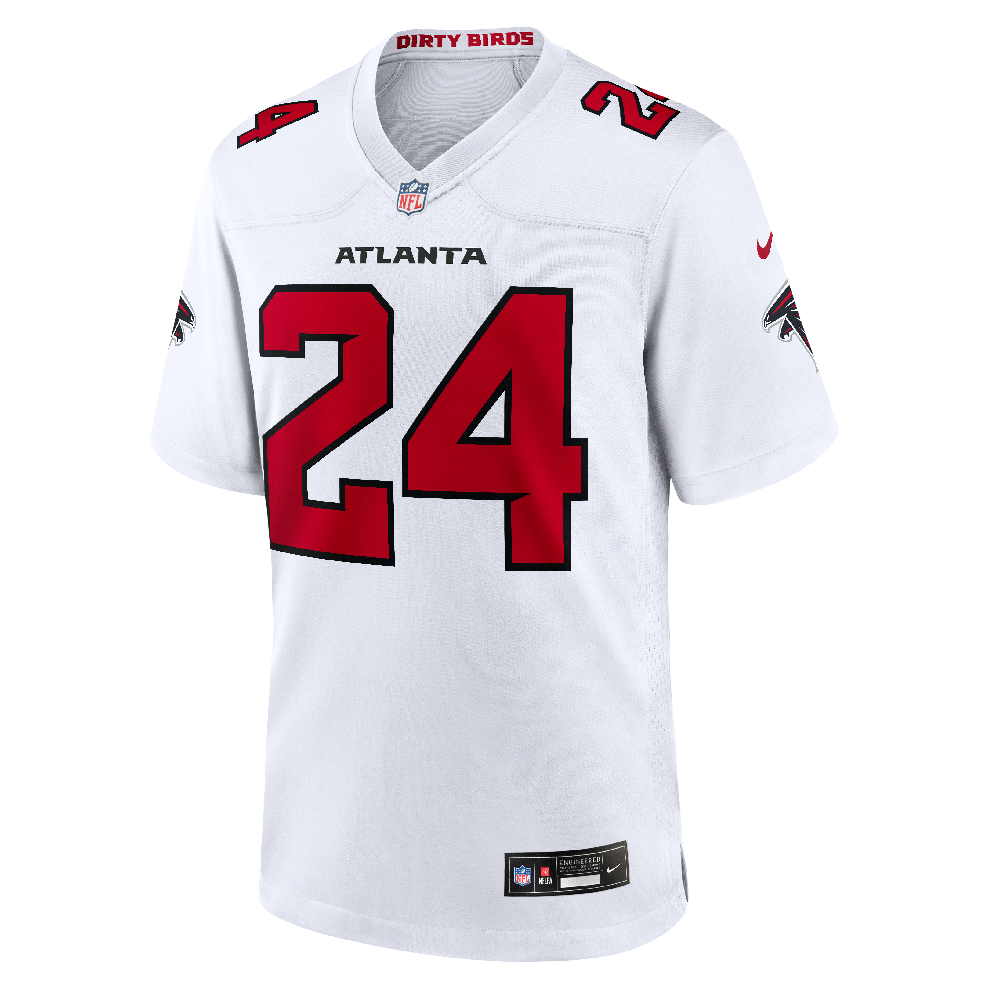 AJ Terrell Atlanta Falcons Game Jersey White NFL Football Fan Wear