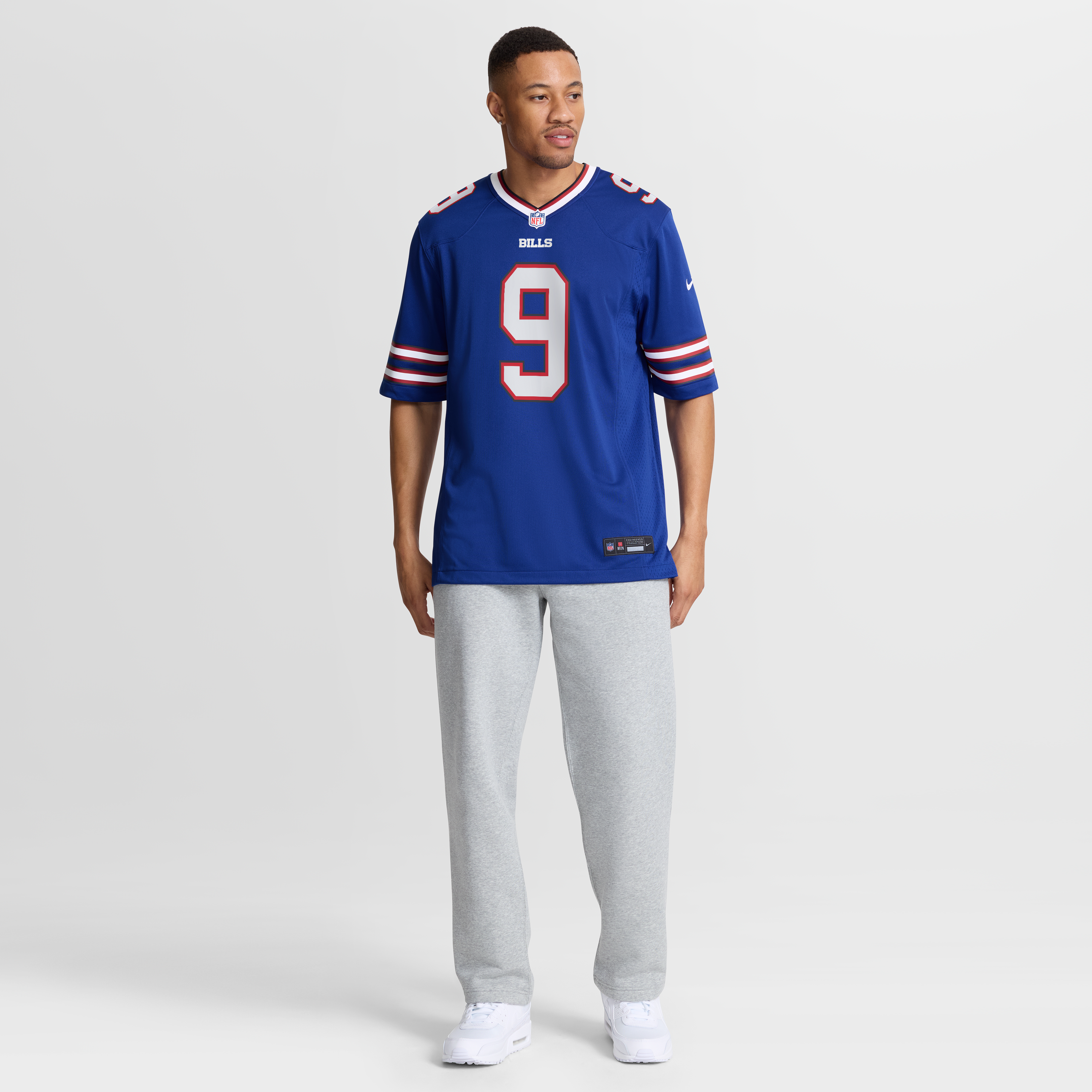 Bradley Chubb Buffalo Bills Game Jersey Royal NFL Football Fan Wear Bradley Chubb