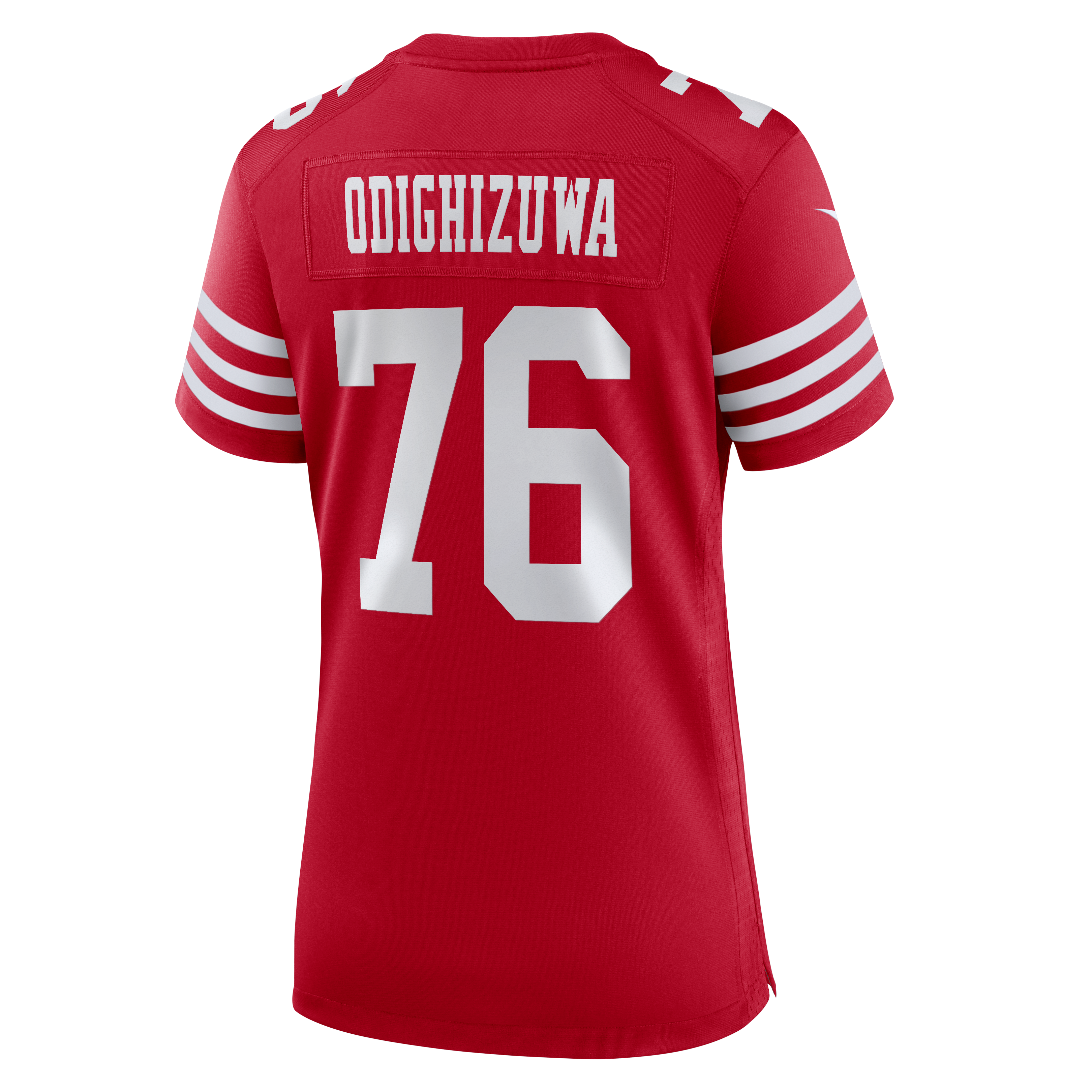 Osa Odighizuwa San Francisco 49ers Game Jersey Scarlet NFL Football Fan Wear Osa Odighizuwa