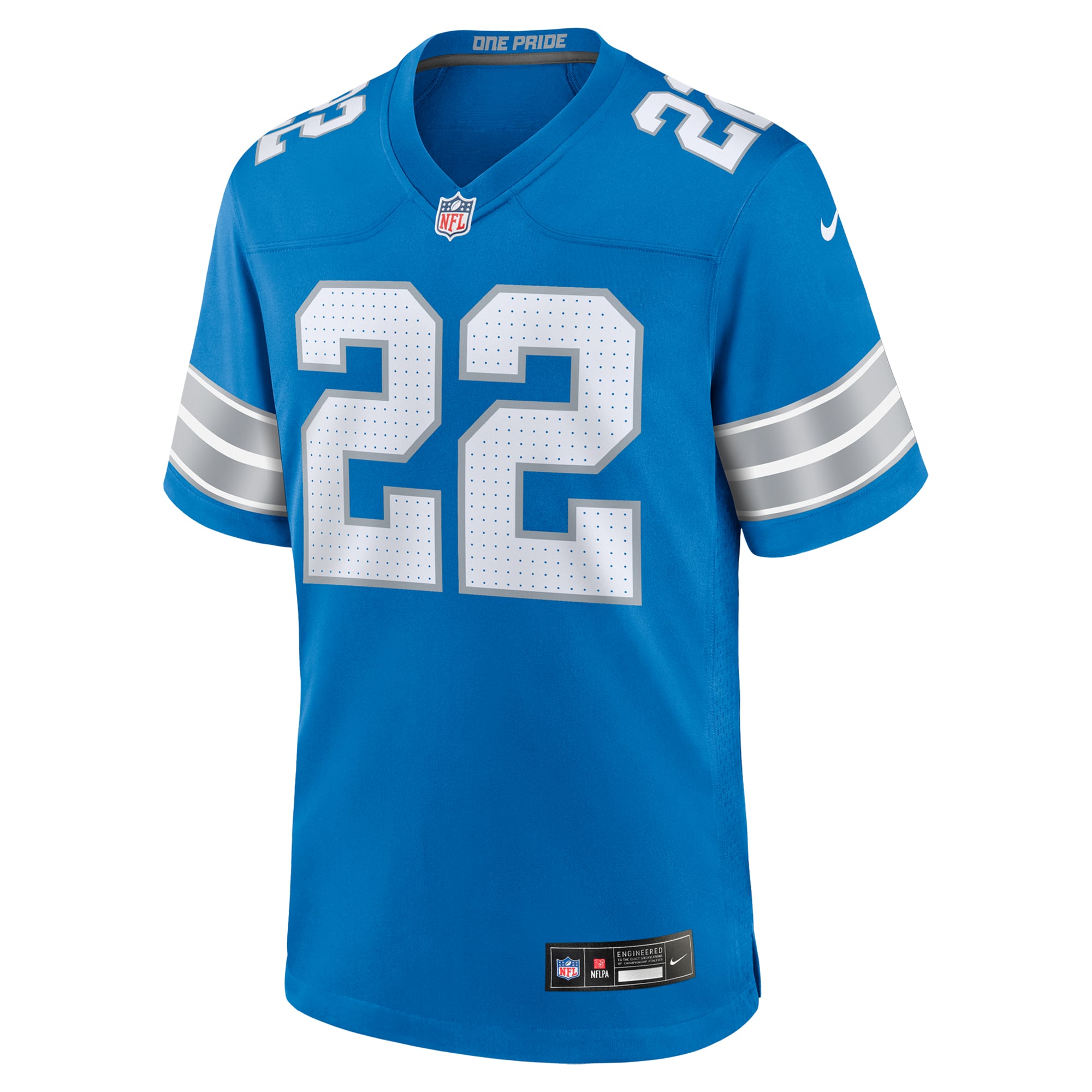 Bobby Layne Retired Detroit Lions Game Jersey Blue NFL Football Fan Wear Bobby Layne Retired