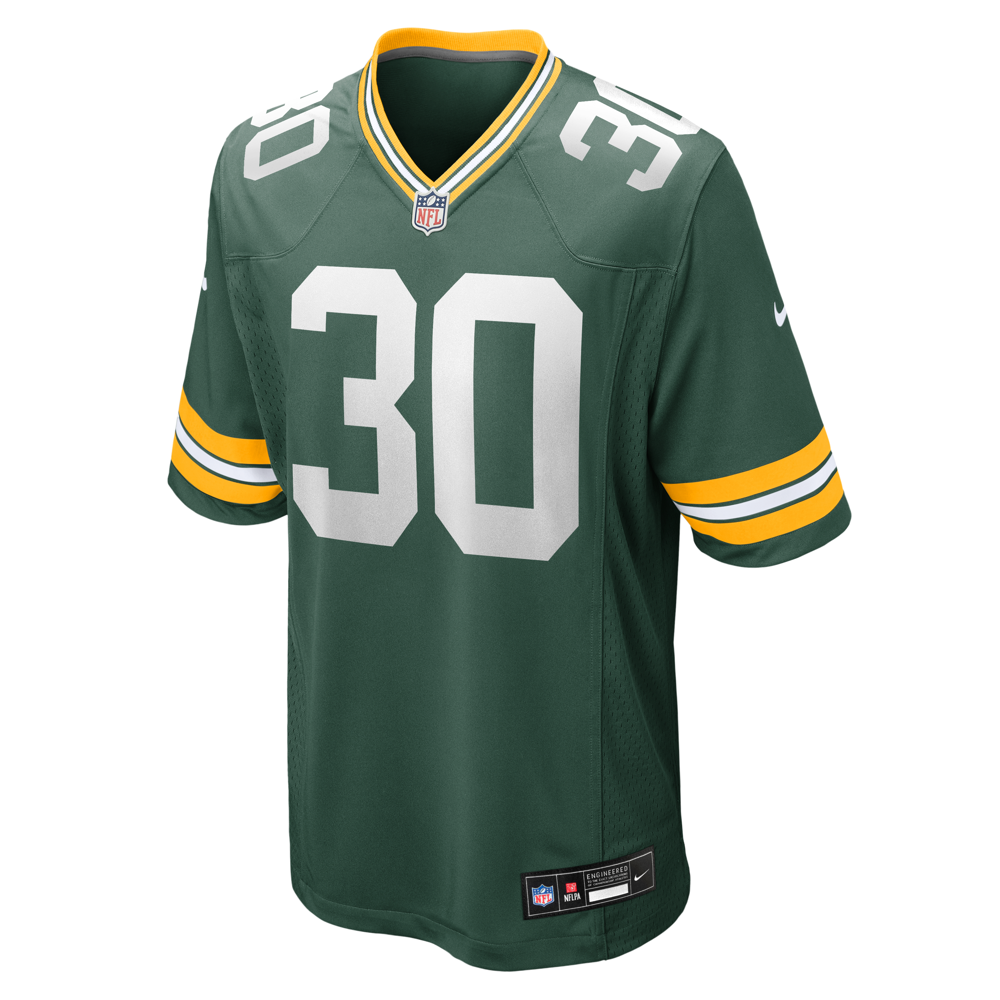 Chris Brooks Green Bay Packers Game Jersey Green NFL Football Fan Wear