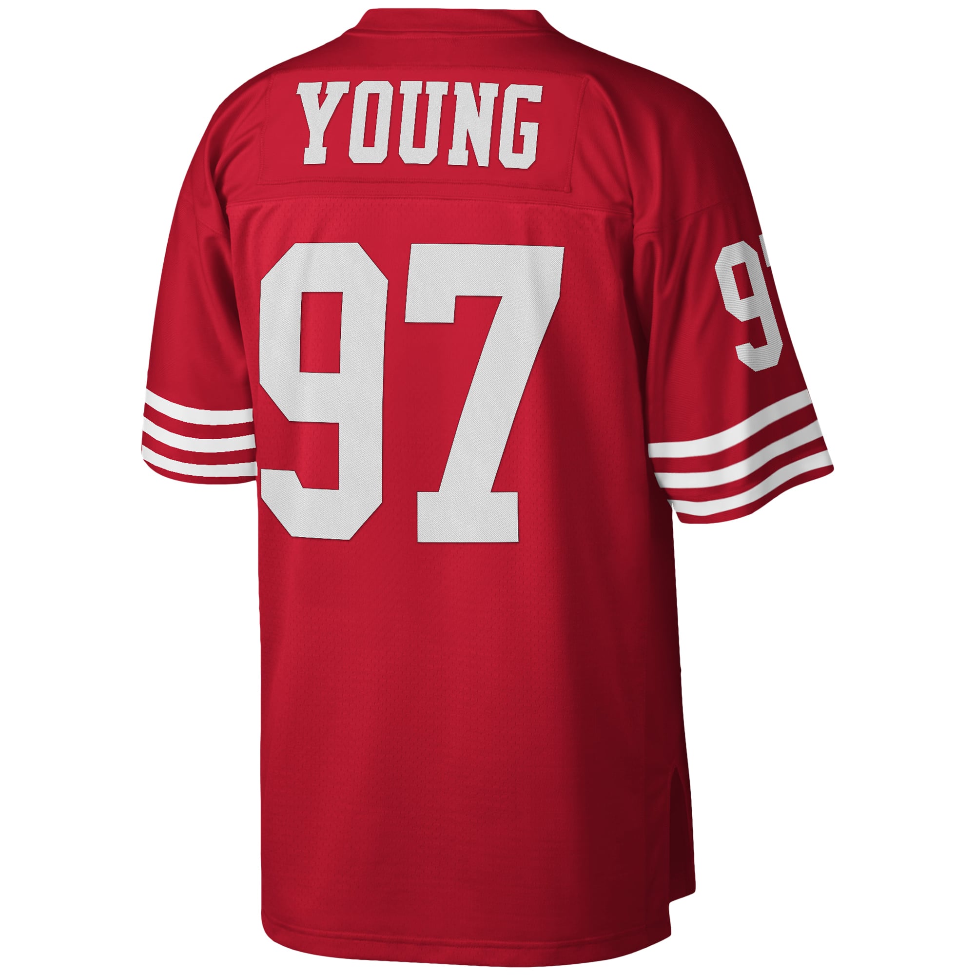 Bryant Young Mitchell San Francisco 49ers Replica Jersey Scarlet NFL Football Fan Wear