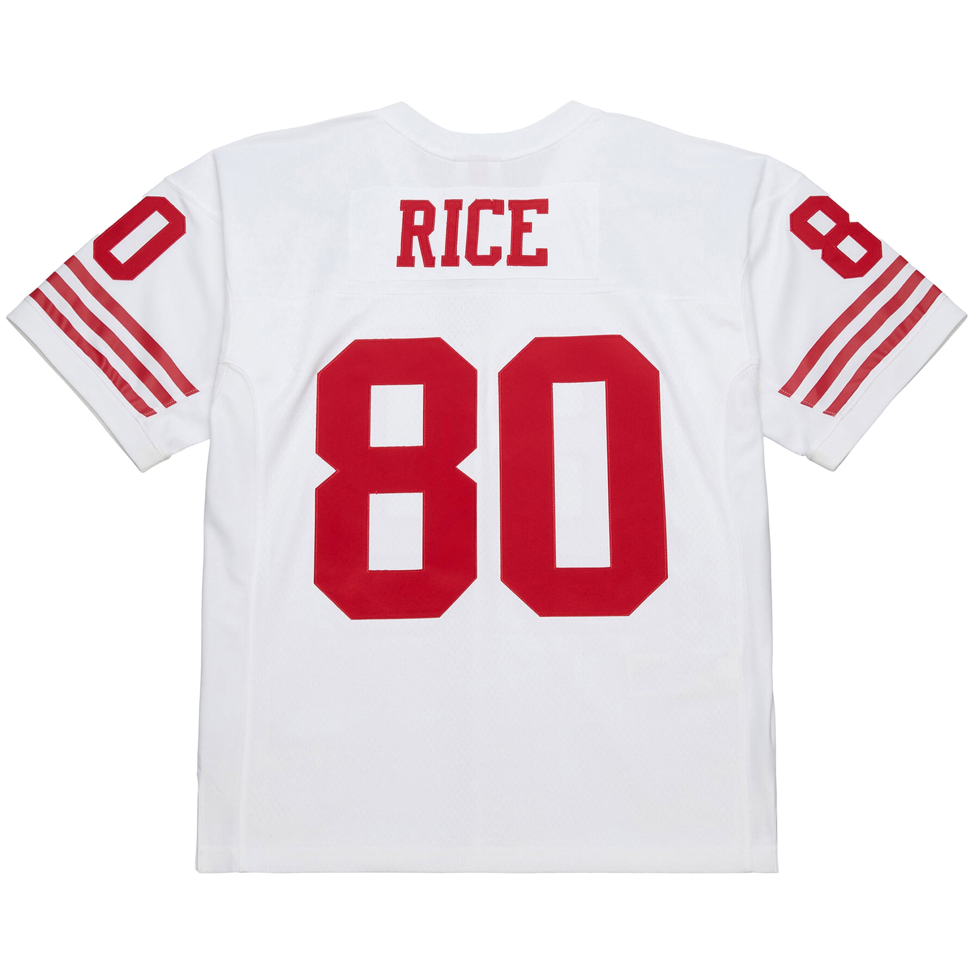 Jerry Rice Mitchell San Francisco 49ers Player Jersey White NFL Football Fan Wear