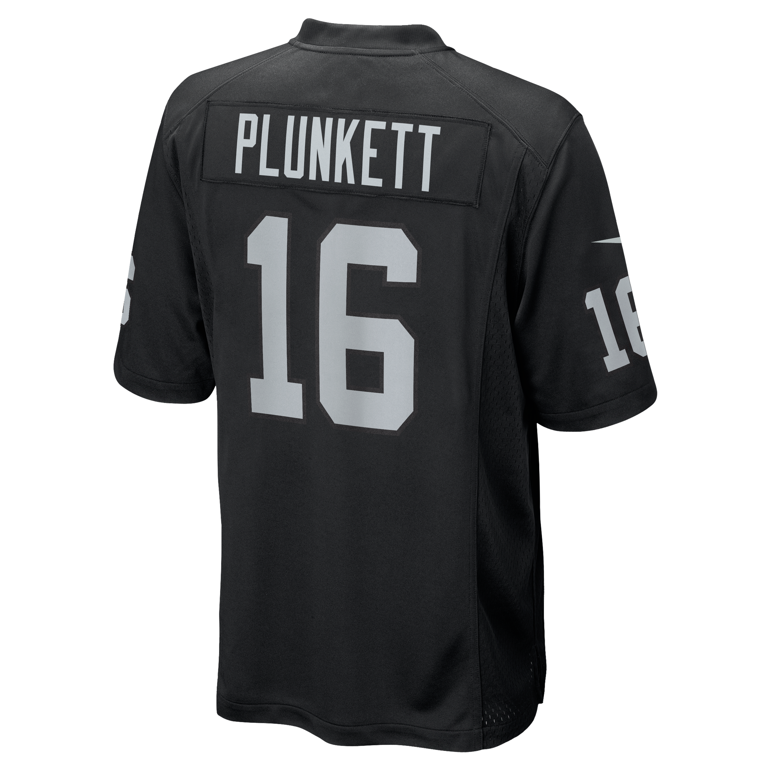 Jim Plunkett Retired Las Vegas Raiders Player Jersey Black NFL Football Fan Wear