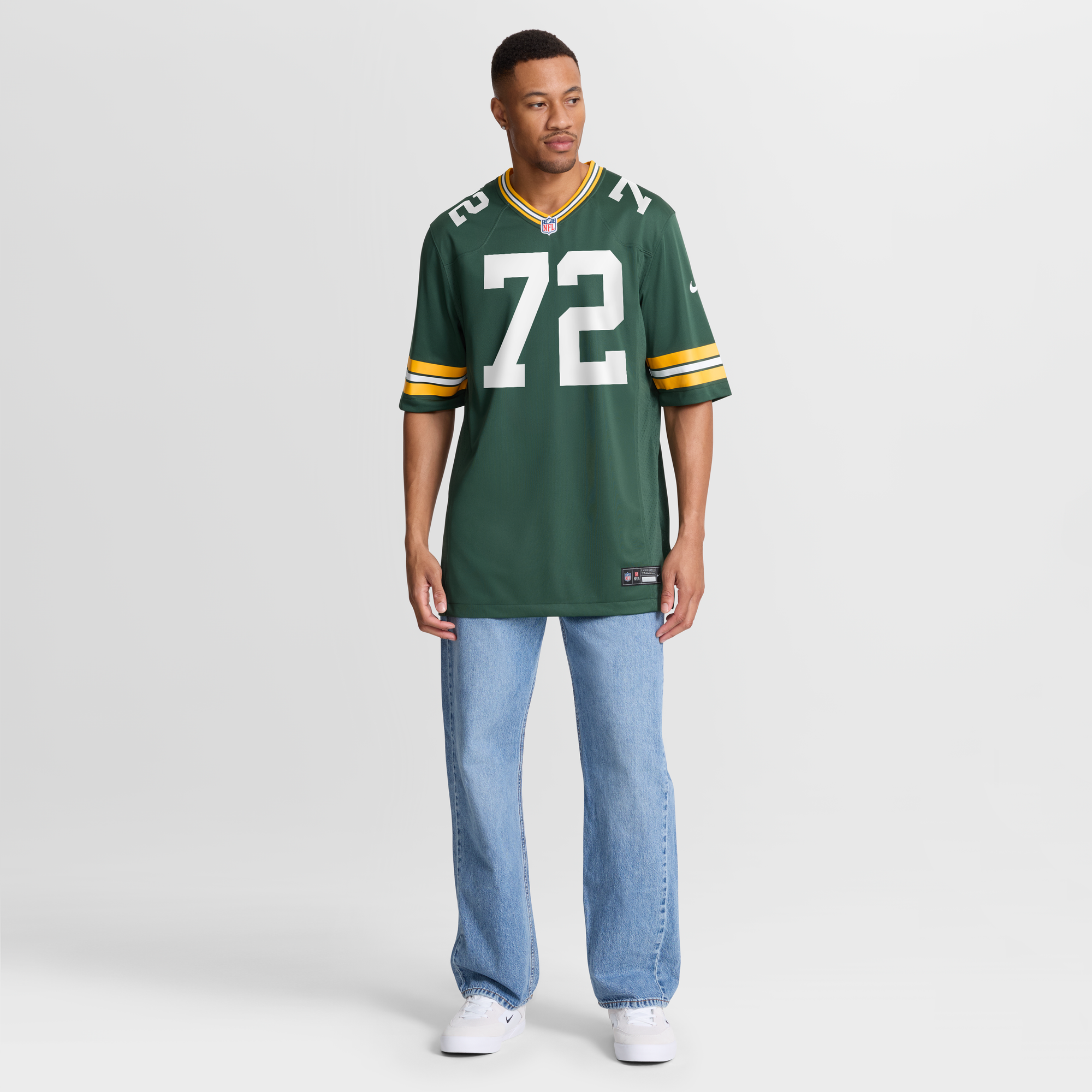Brant Banks Green Bay Packers Game Jersey Green NFL Football Fan Wear