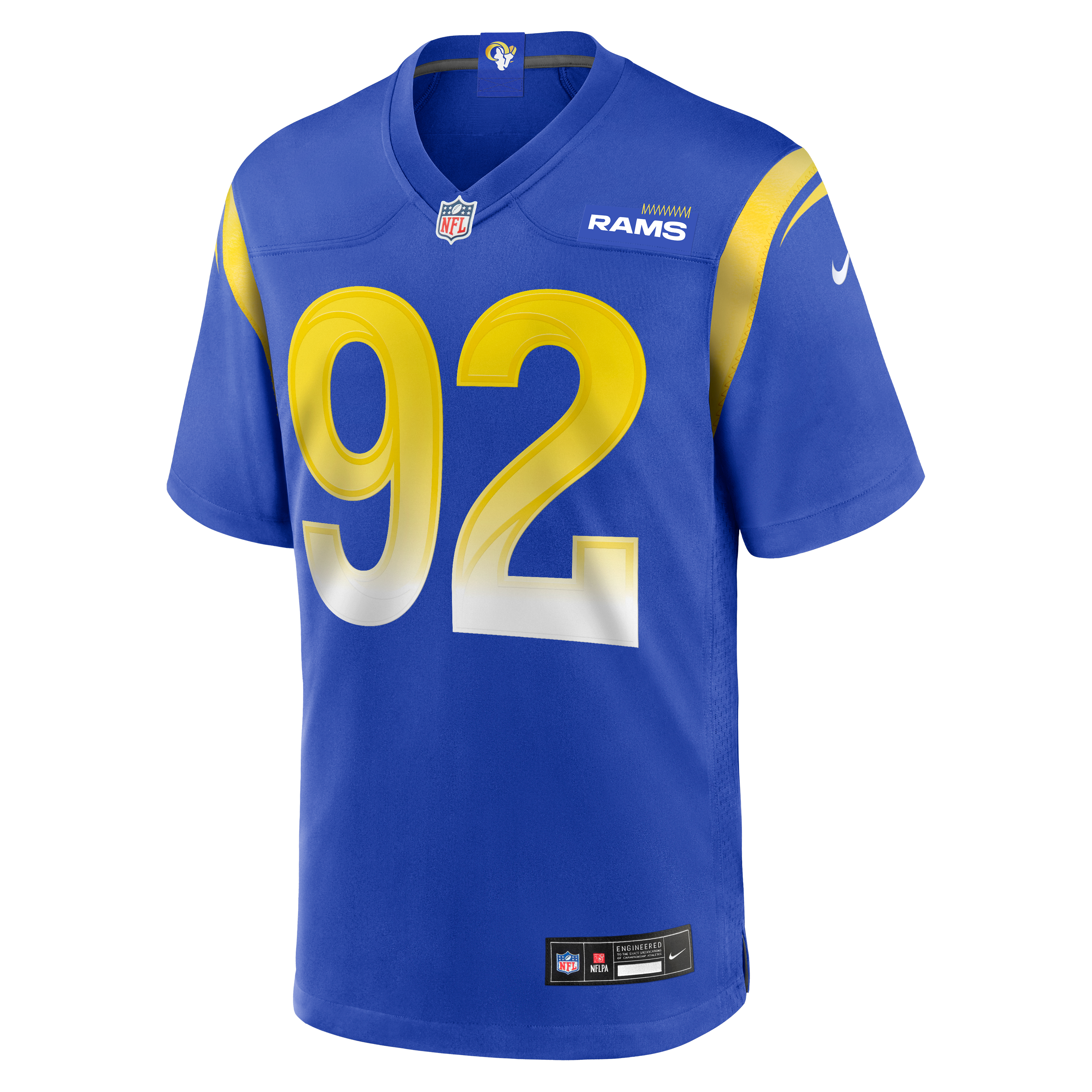 Harrison Mevis Los Angeles Rams Game Jersey Royal NFL Football Fan Wear