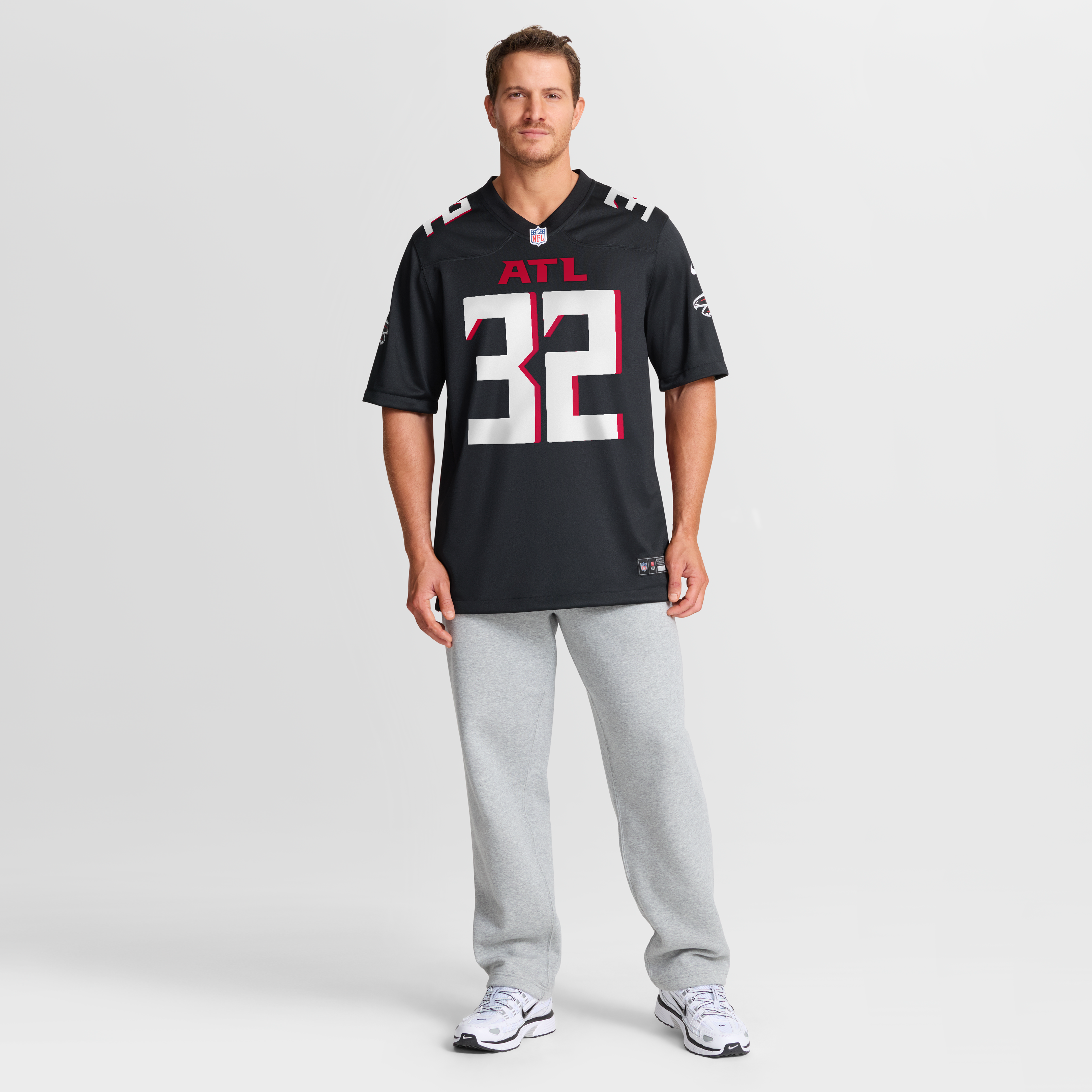 Retired Jamal Anderson Atlanta Falcons Game Jersey Red NFL Football Fan Wear