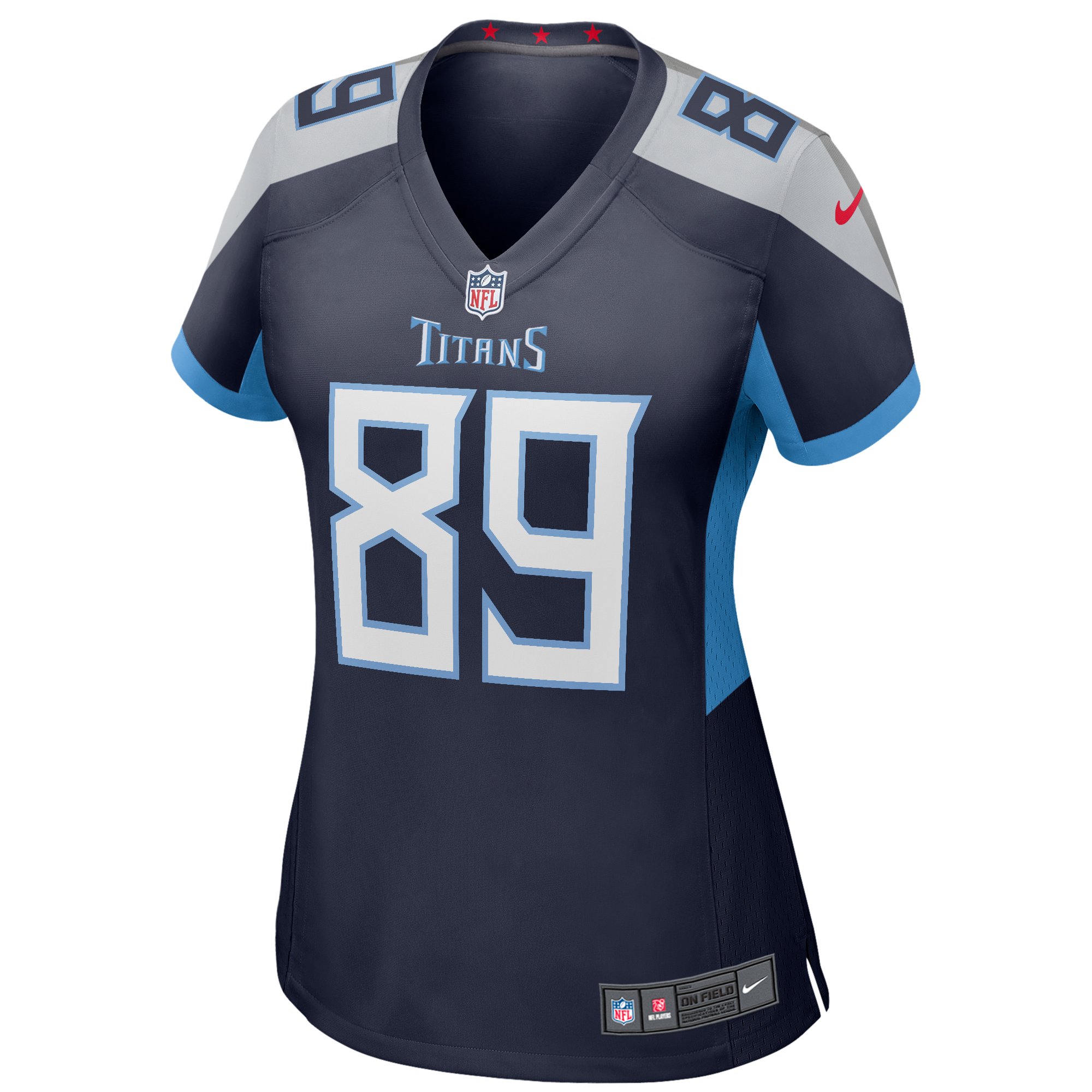 Frank Wycheck Retired Tennessee Titans Player Jersey Navy NFL Football Fan Wear