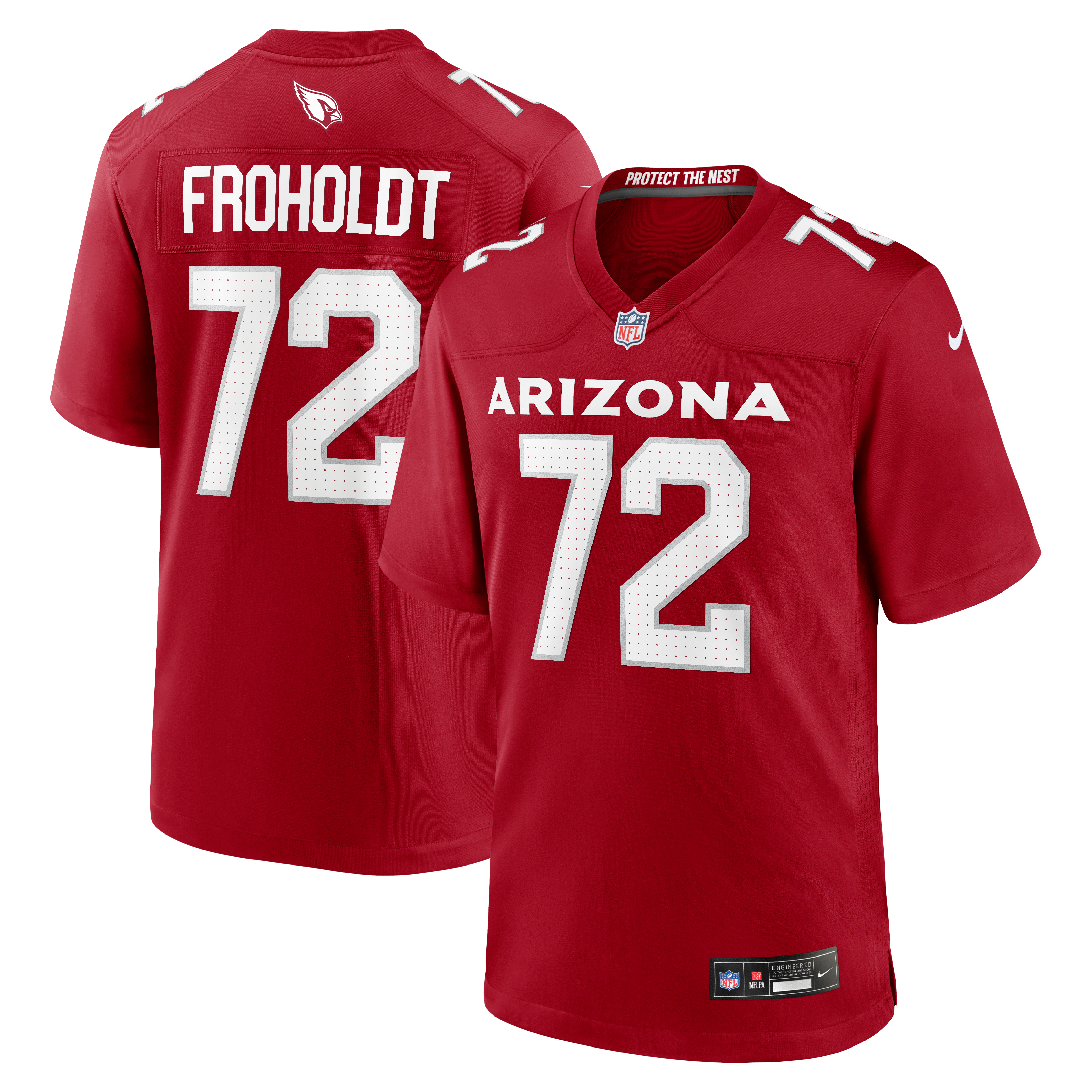 Hjalte Froholdt Arizona Cardinals Game Jersey Cardinal NFL Football Fan Wear Hjalte Froholdt