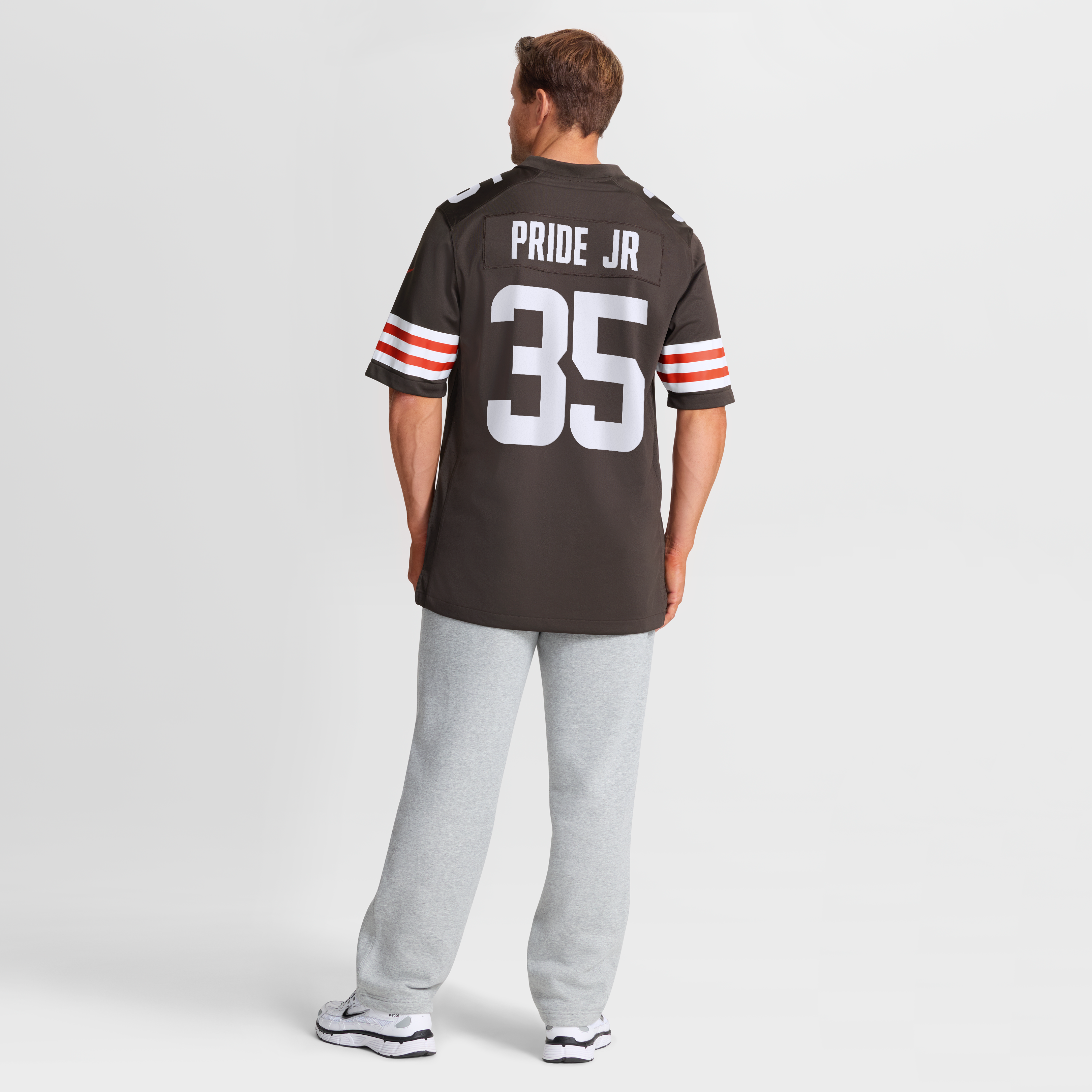 Toriano Pride Jr Cleveland Browns Game Jersey Brown NFL Football Fan Wear Toriano Pride Jr