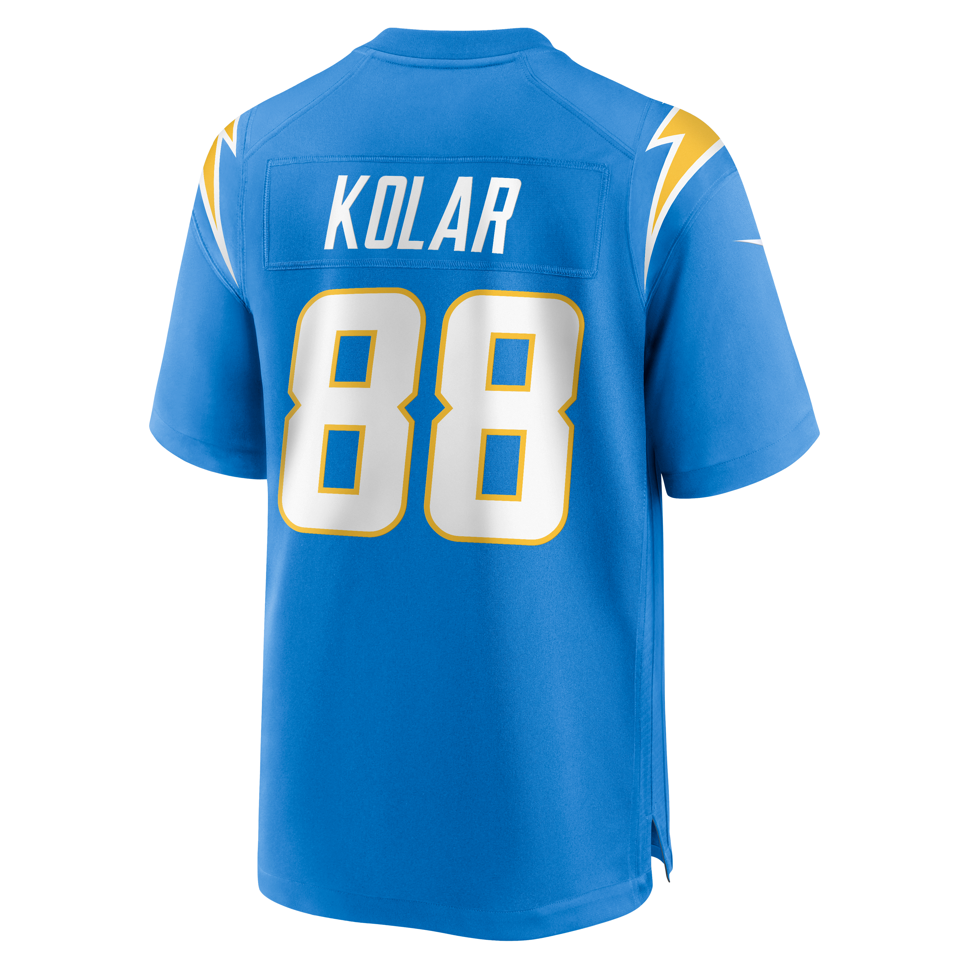 Charlie Kolar Los Angeles Chargers Game Jersey Powder Blue NFL Football Fan Wear