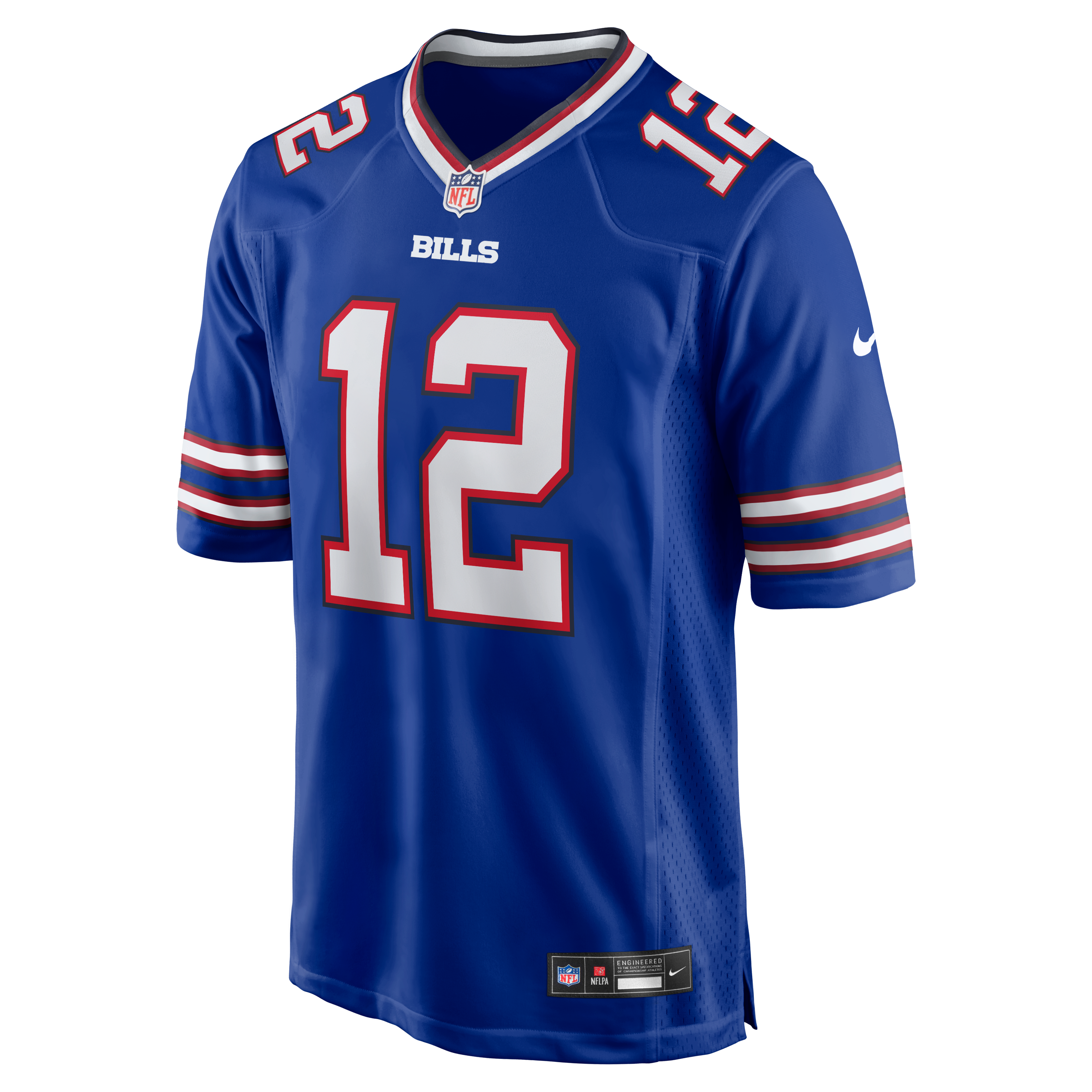 Joe Ferguson Retired Buffalo Bills Player Jersey Royal NFL Football Fan Wear Joe Ferguson Retired