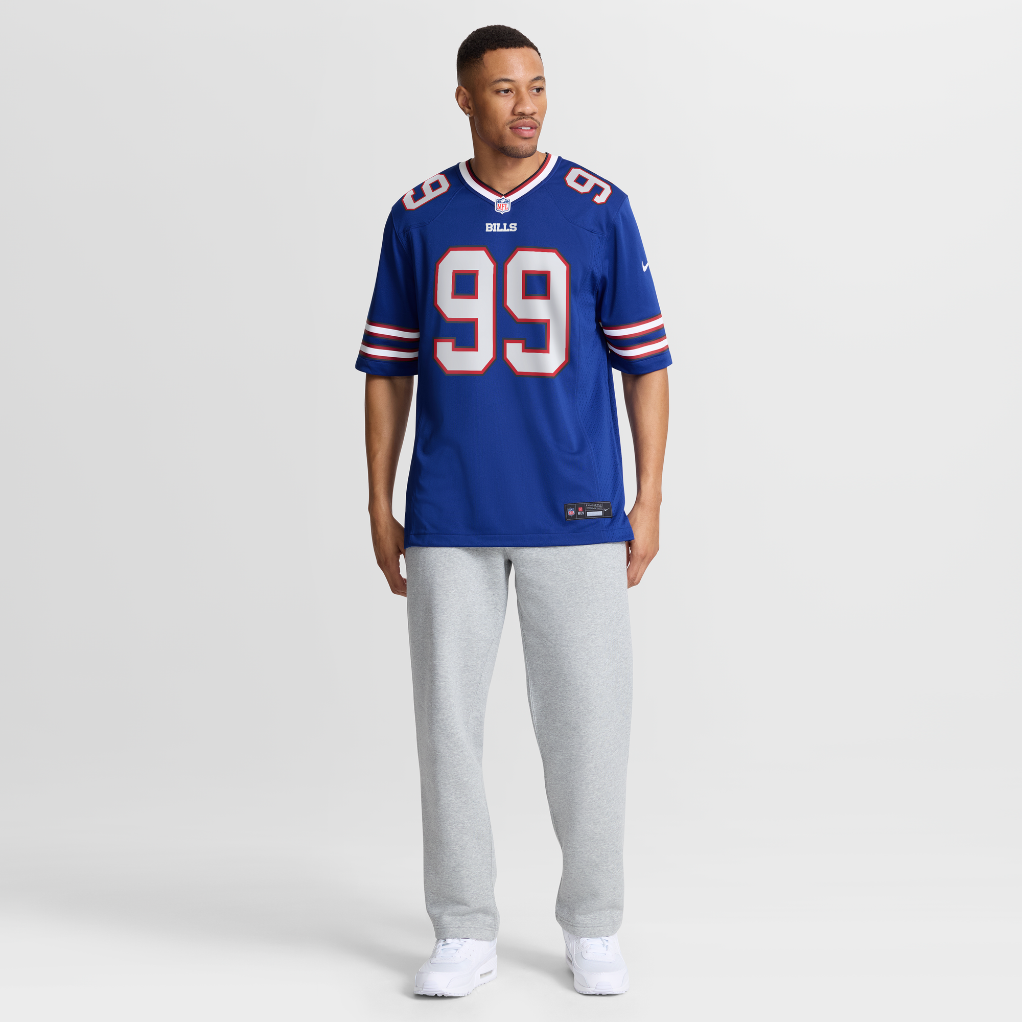 Larry Ogunjobi Buffalo Bills Game Jersey Royal NFL Football Fan Wear