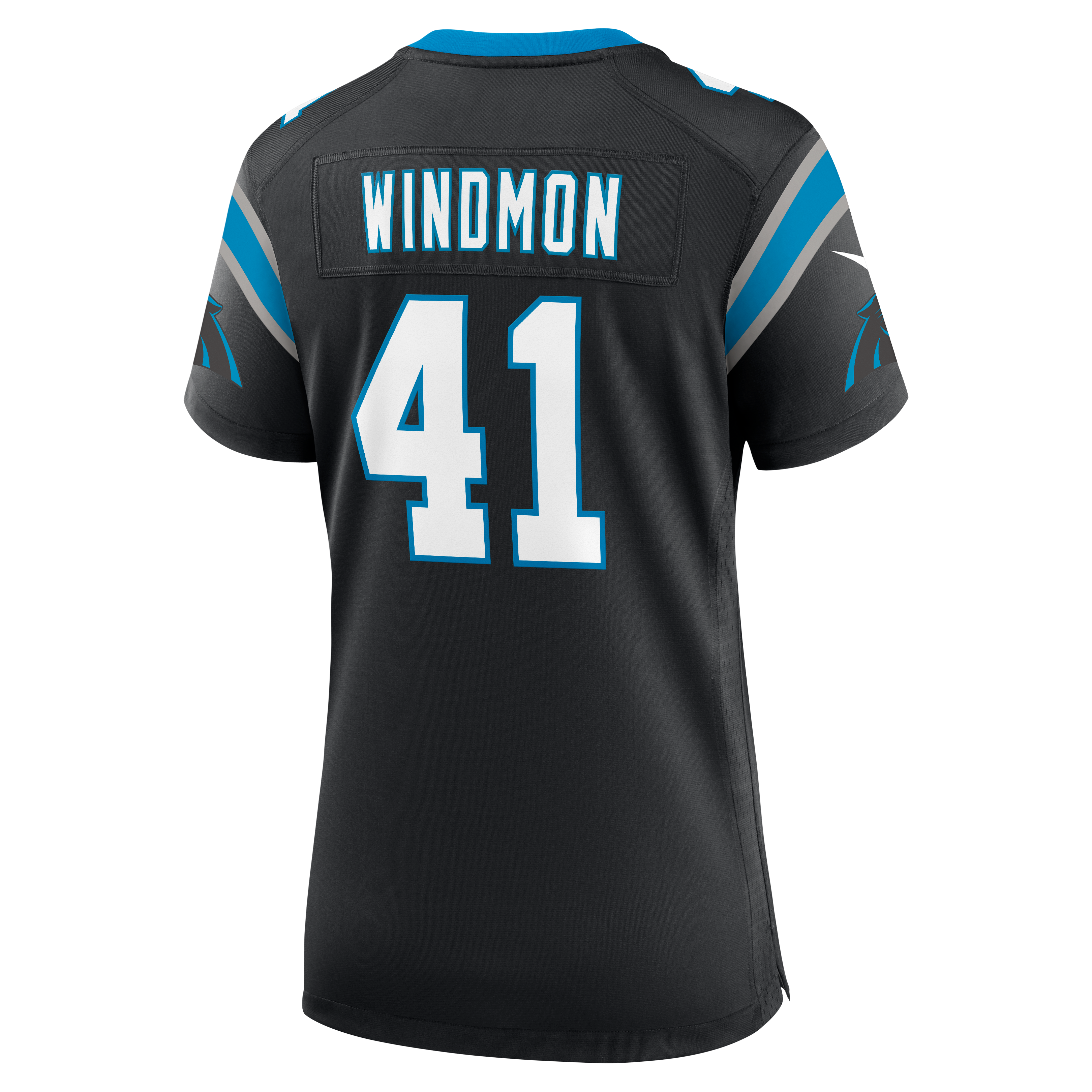 Jacoby Windmon Carolina Panthers Game Jersey Black NFL Football Fan Wear