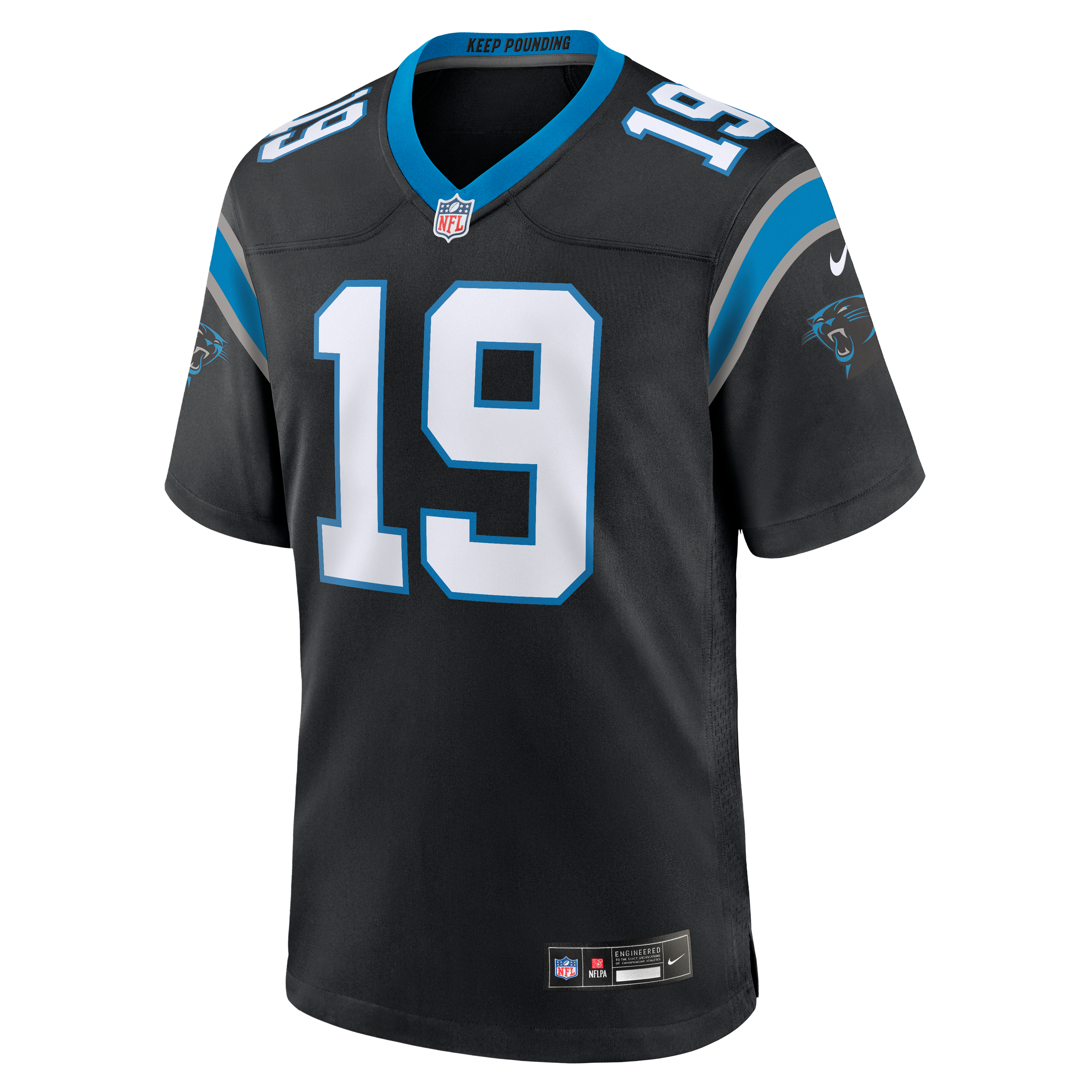 Chris Brazzell Carolina Panthers Game Jersey Black NFL Football Fan Wear Chris Brazzell
