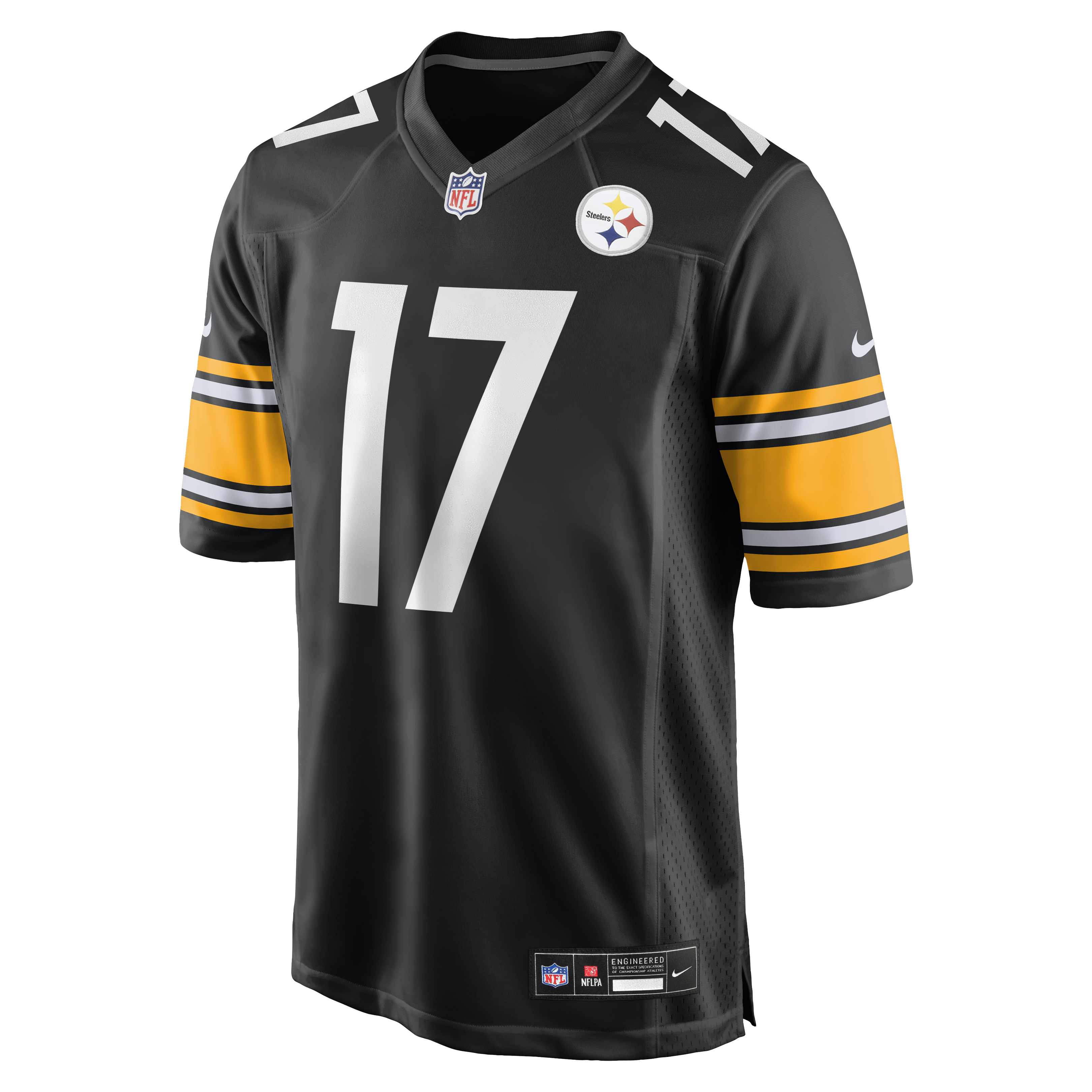 Germie Bernard Pittsburgh Steelers Game Jersey Black NFL Football Fan Wear