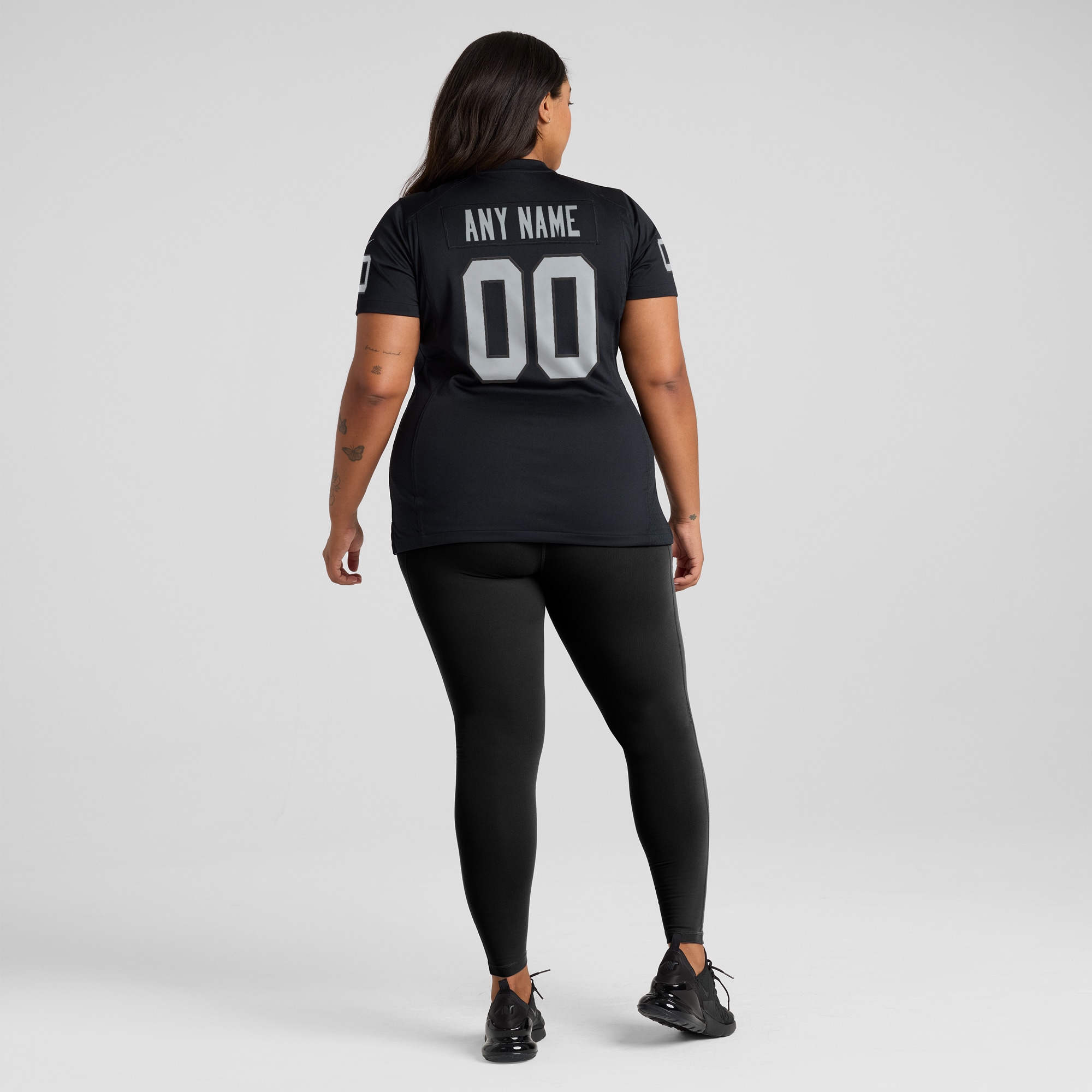 Las Vegas Raiders Game Jersey Black NFL Football Fan Wear Custom Number