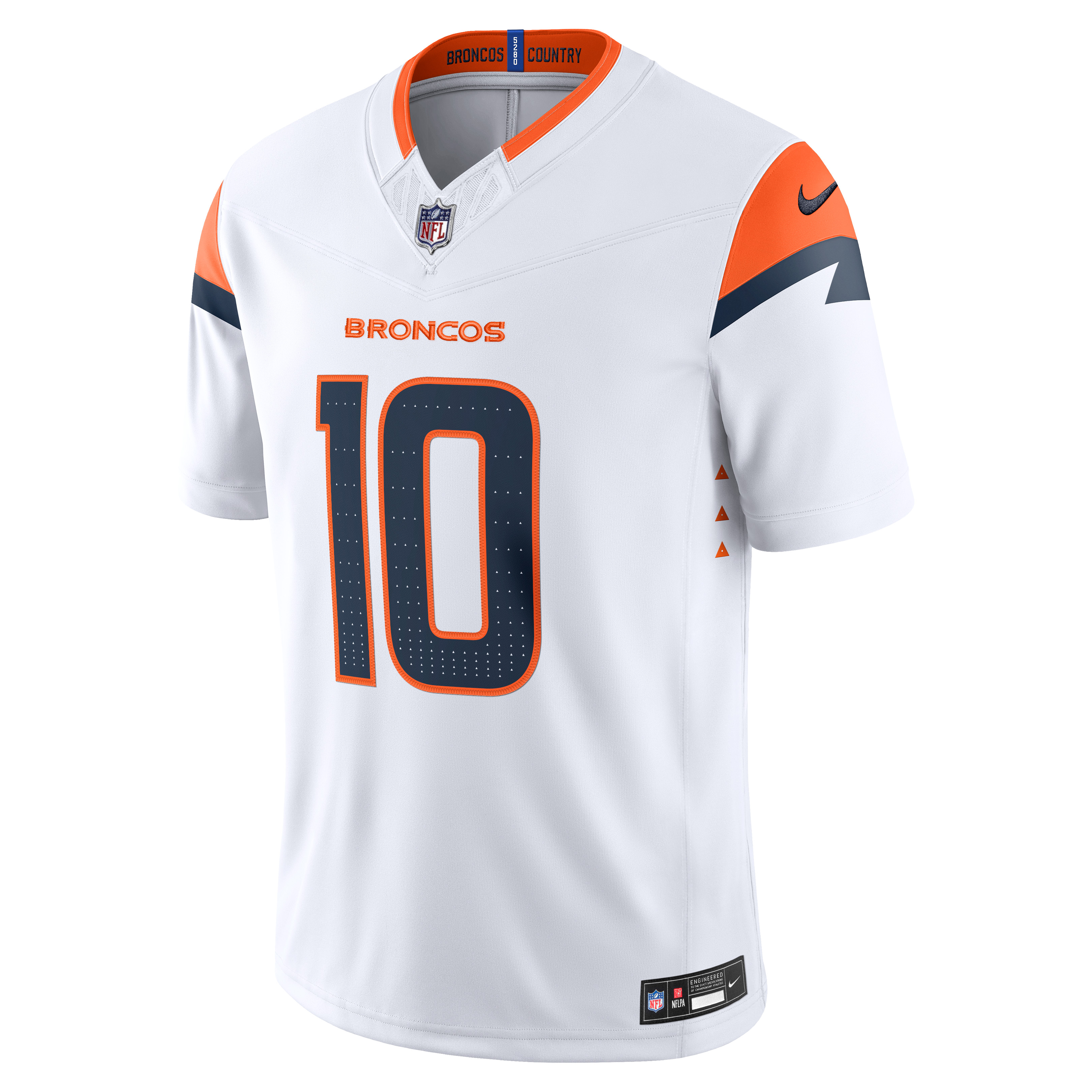 Bo Nix Denver Broncos Limited Jersey White NFL Football Fan Wear Bo Nix