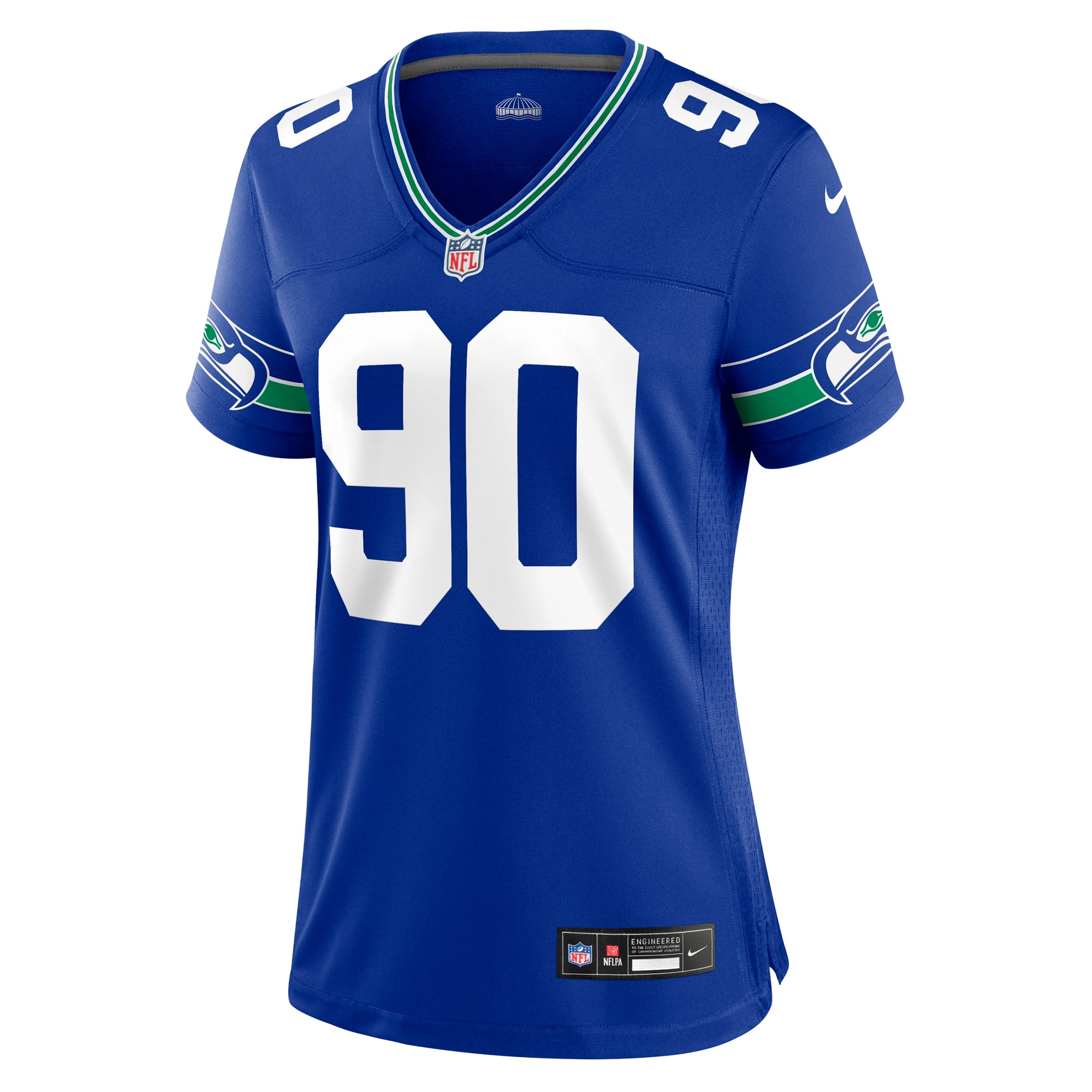 Jarran Reed Seattle Seahawks Game Jersey Royal NFL Football Fan Wear Jarran Reed