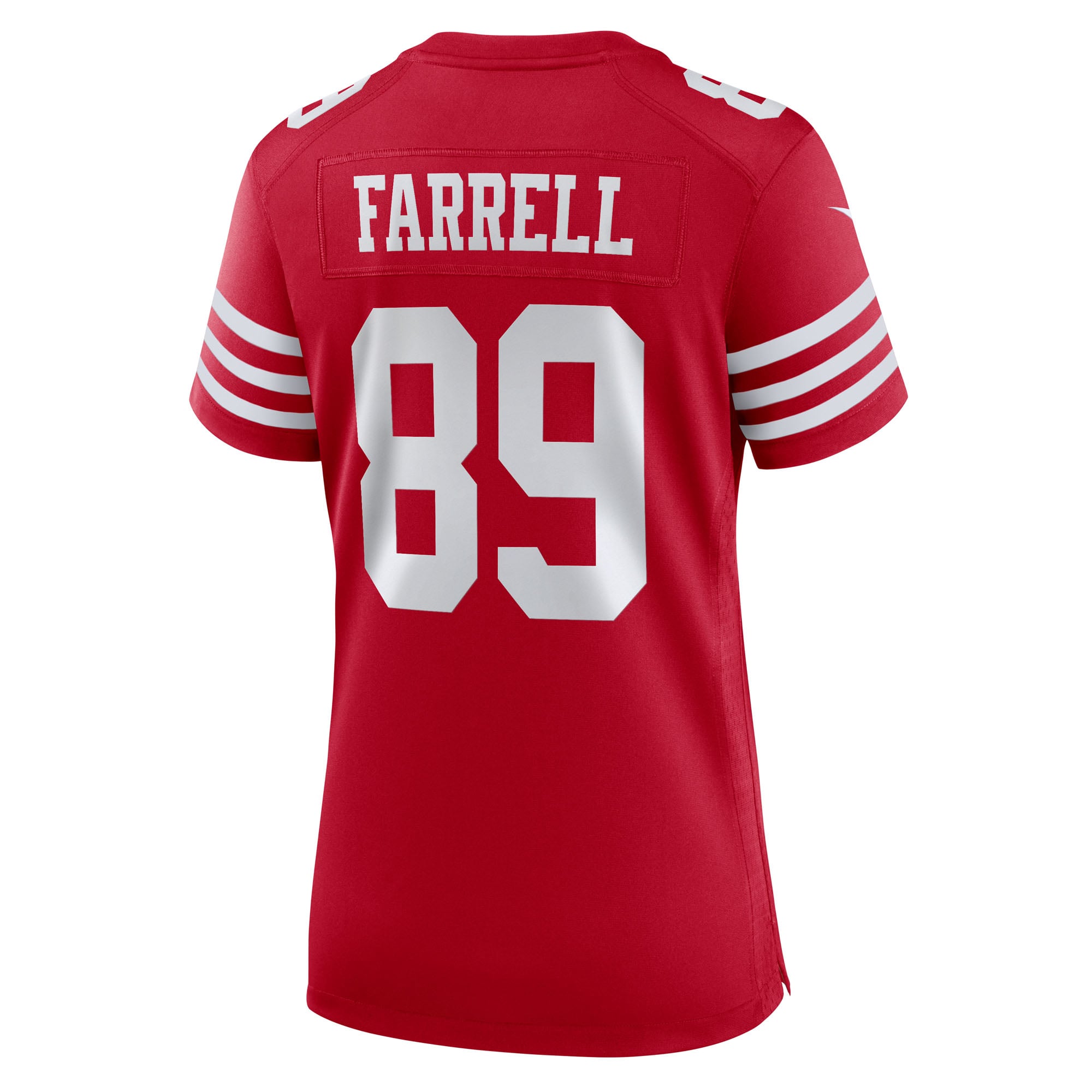 Luke Farrell San Francisco 49ers Game Jersey Scarlet NFL Football Fan Wear Luke Farrell
