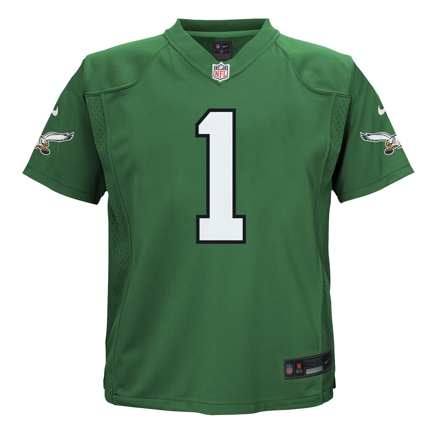 Jalen Hurts Philadelphia Eagles Game Jersey Kelly Green NFL Football Fan Wear Jalen Hurts