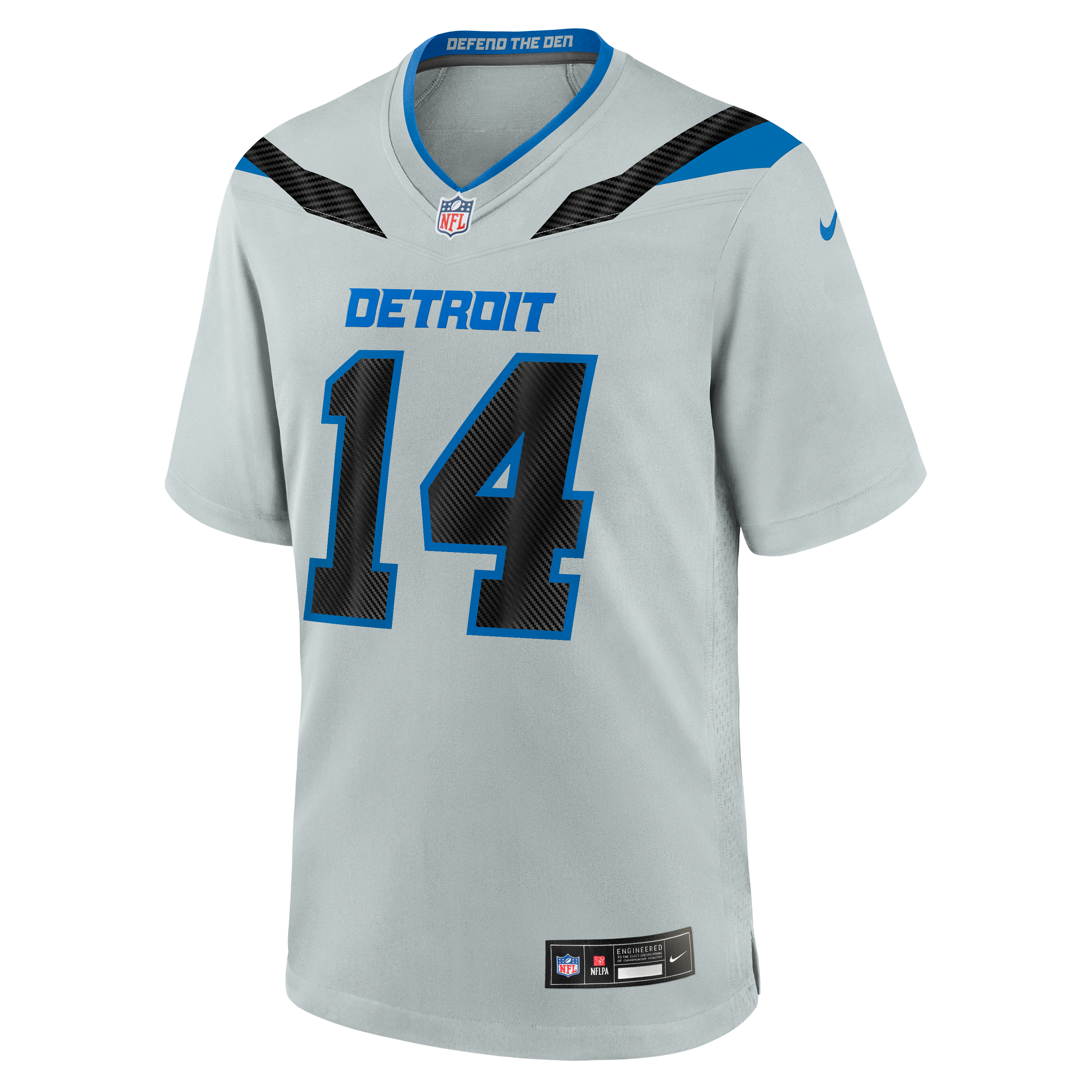 Amon-Ra St Detroit Lions Game Jersey Brown NFL Football Fan Wear