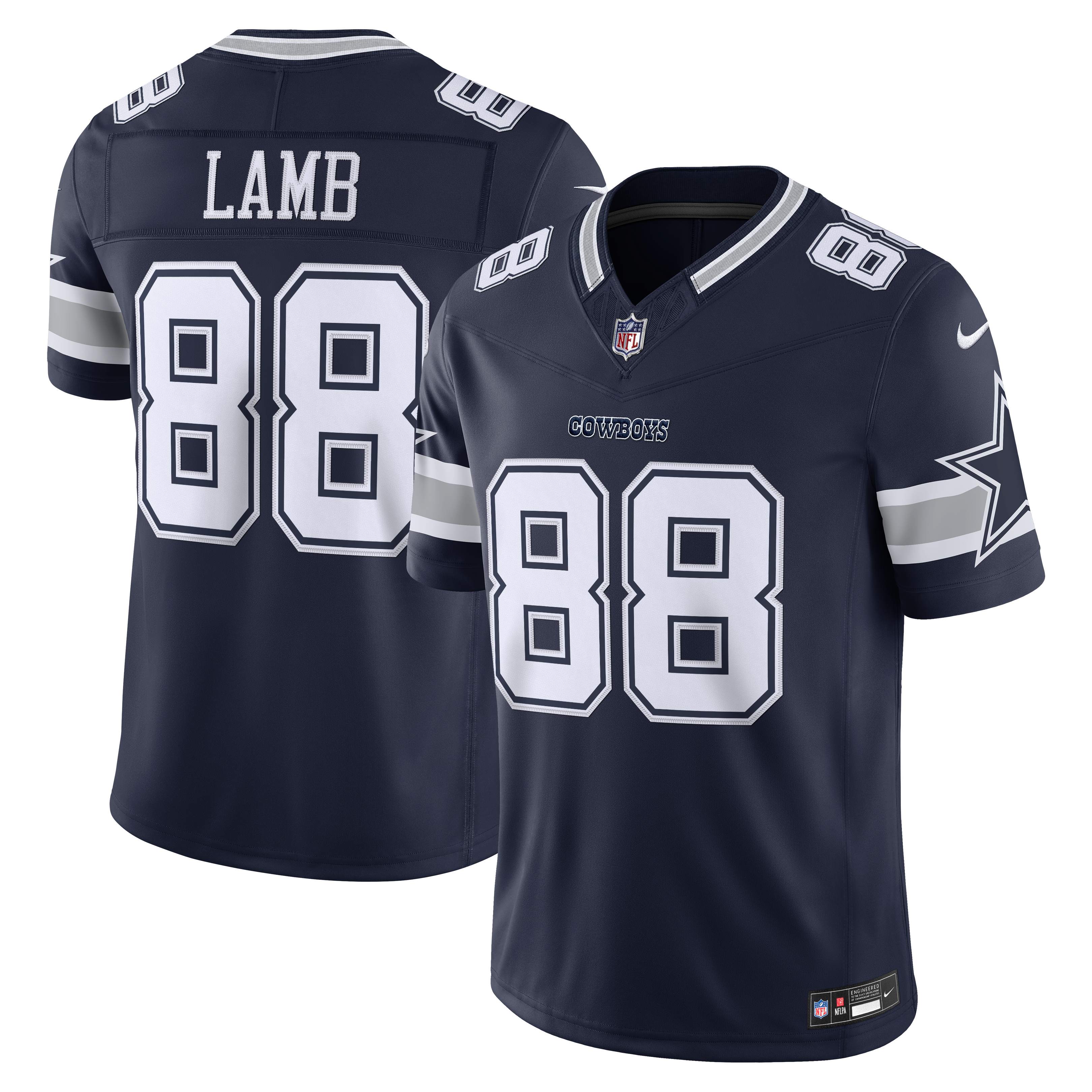 CeeDee Lamb Dallas Cowboys Limited Jersey Navy NFL Football Fan Wear CeeDee Lamb