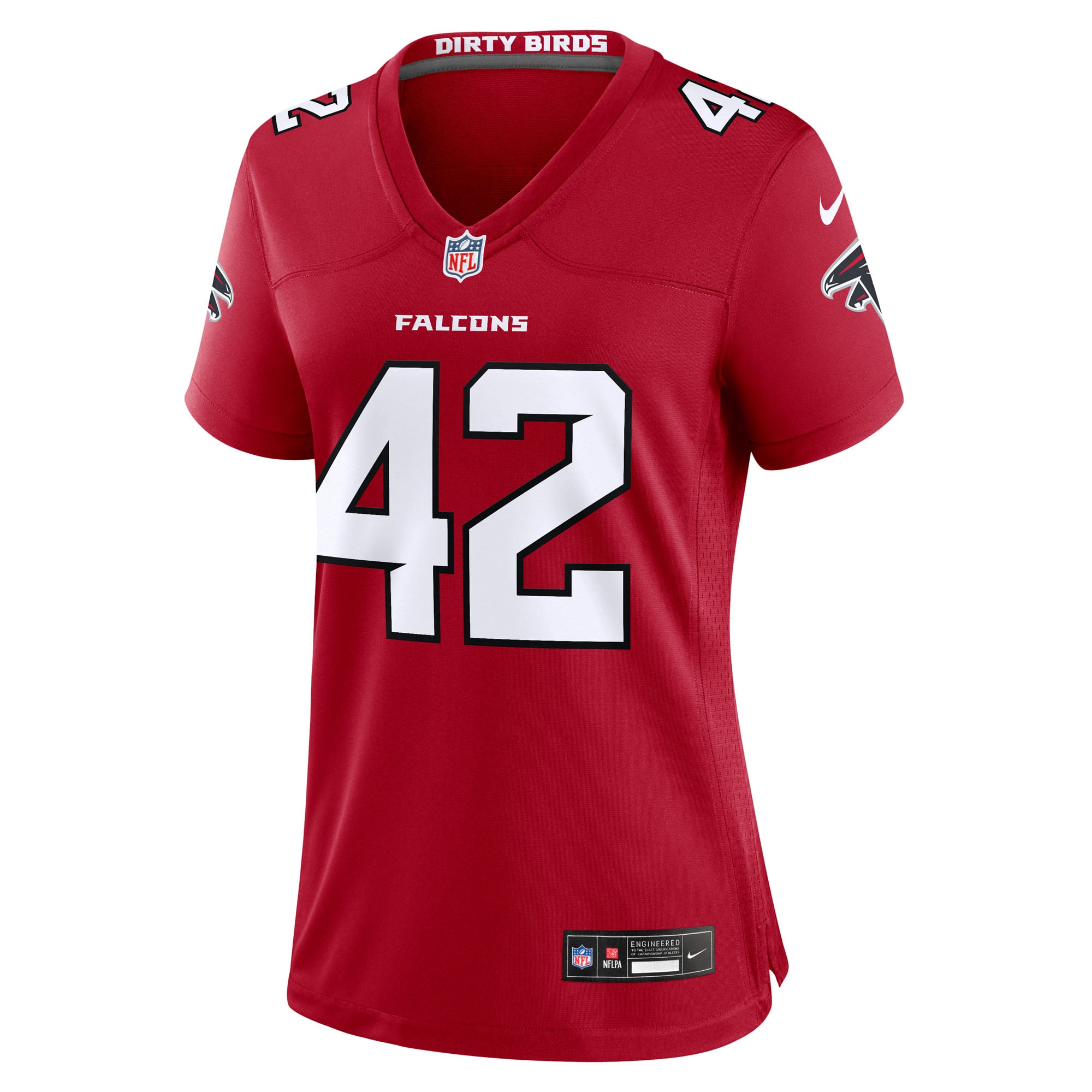 Josh Woods Atlanta Falcons Game Jersey Red NFL Football Fan Wear