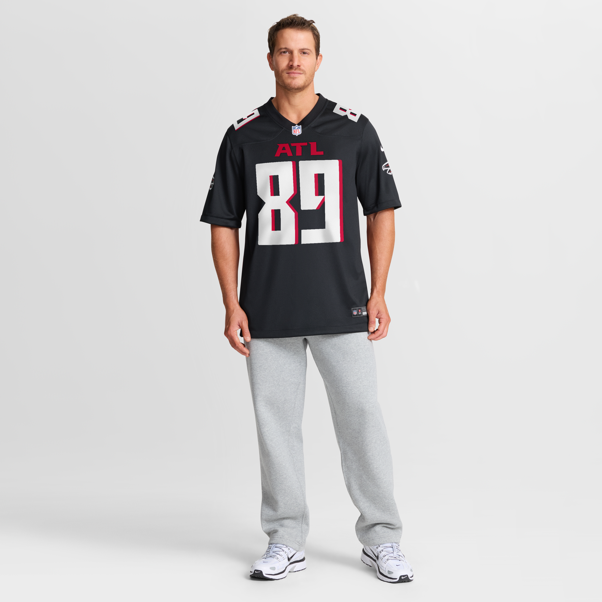 Charlie Woerner Atlanta Falcons Game Jersey Black NFL Football Fan Wear