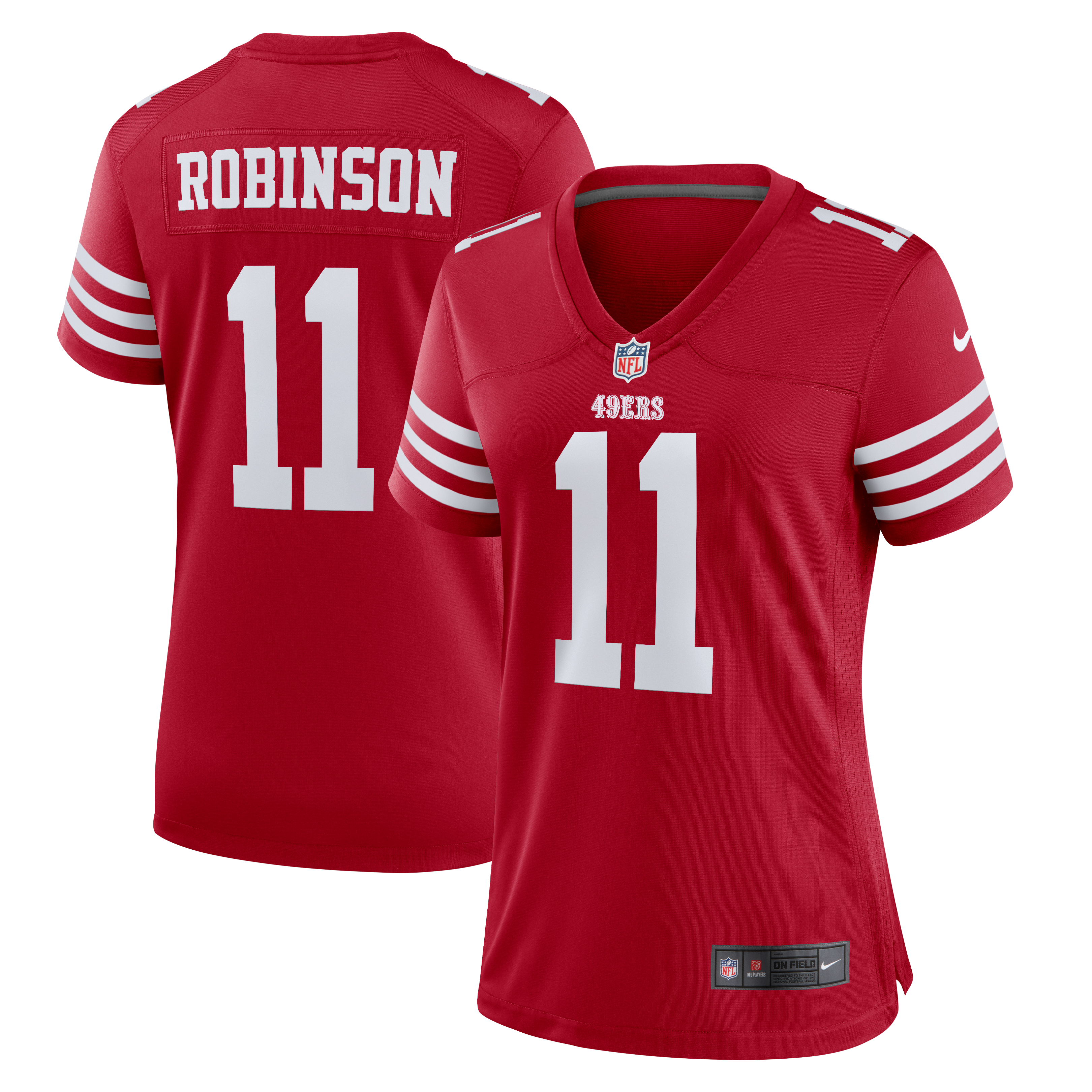 Demarcus Robinson San Francisco 49ers Game Jersey Scarlet NFL Football Fan Wear Demarcus Robinson