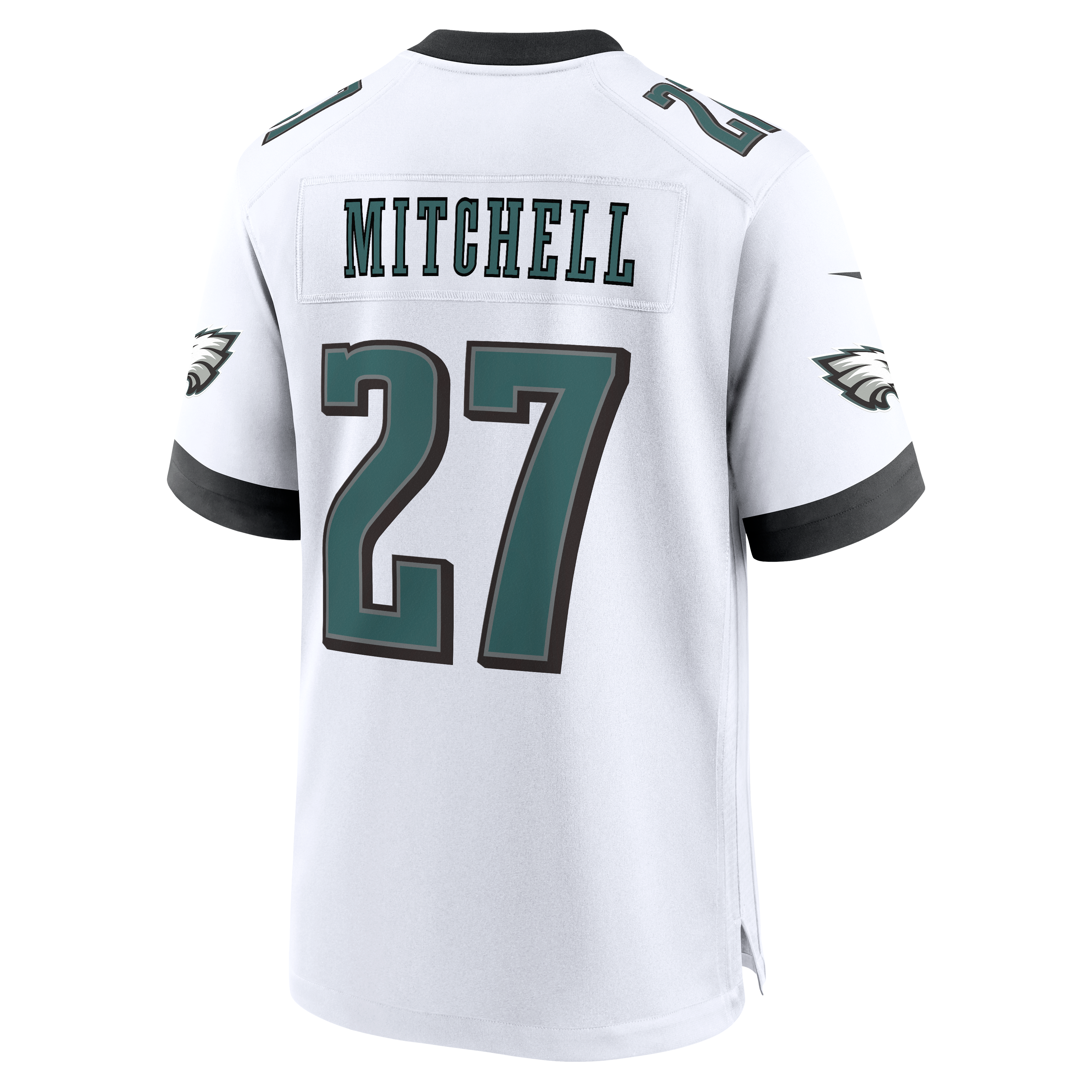 Quinyon Mitchell Philadelphia Eagles Game Jersey White NFL Football Fan Wear